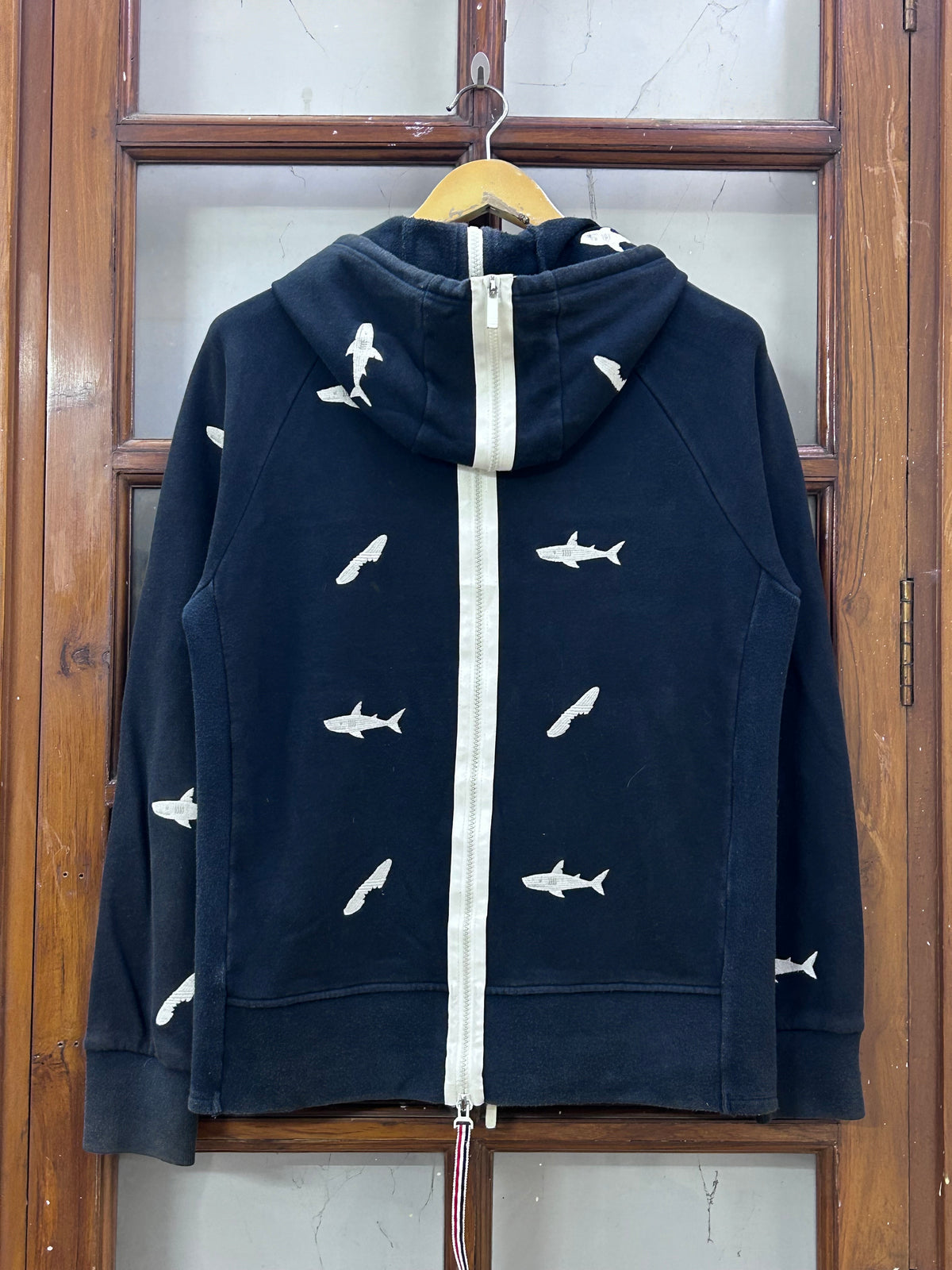 THOM BROWNE SHARK PATTERN HOODIE ( F4836 )