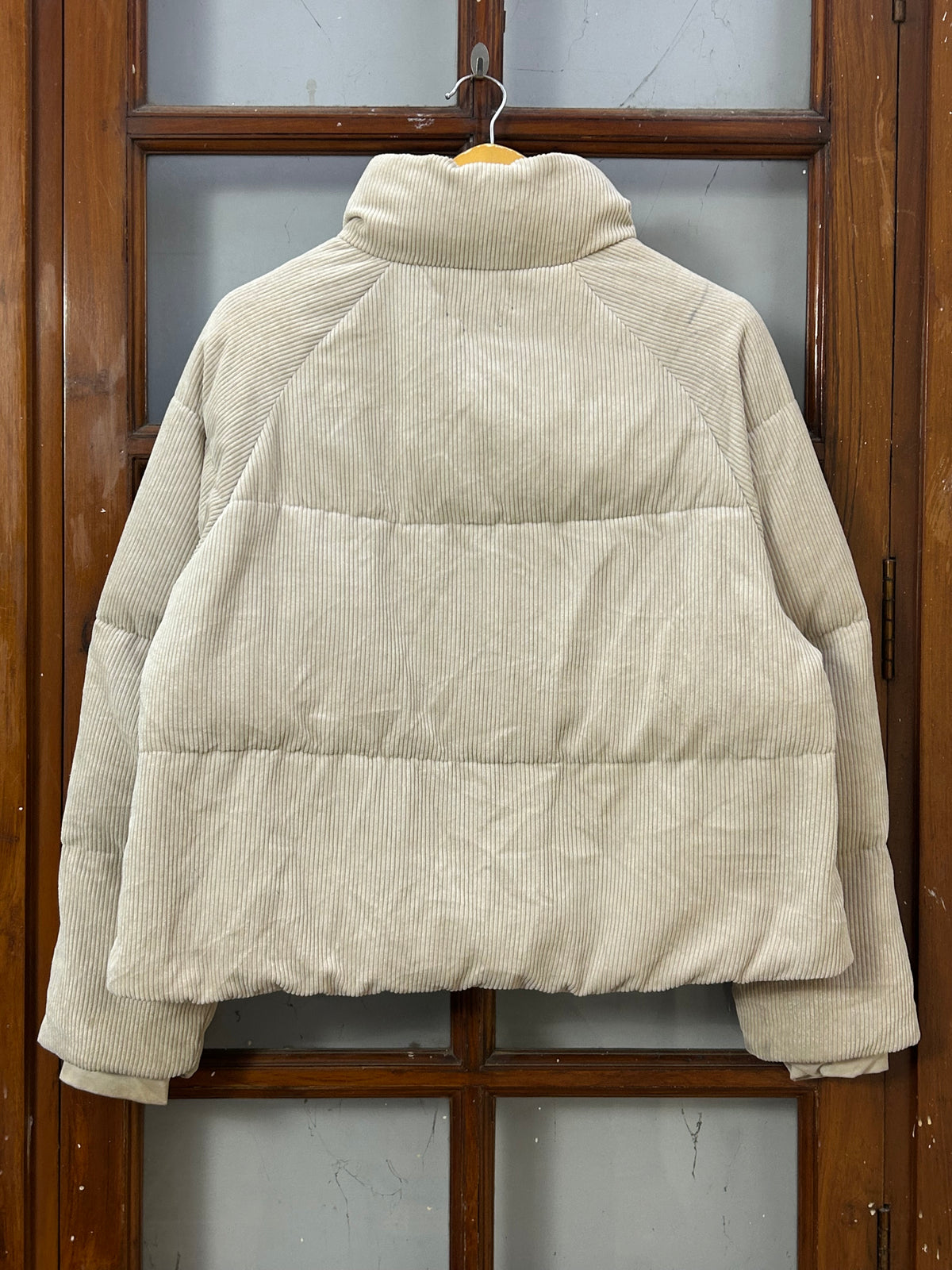 POLO RL OFF WHITE CROPPED FIT JACKET FOR WOMEN ( D6868 )