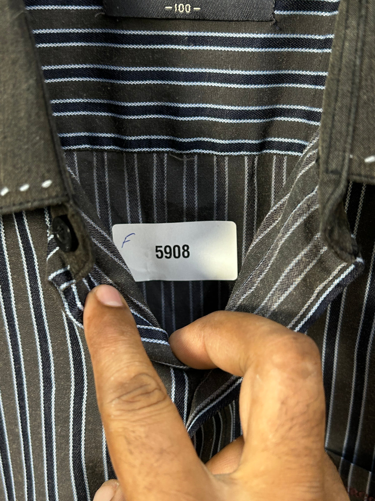 MARCO POLO STRIPED SHIRT ( F5908 )
