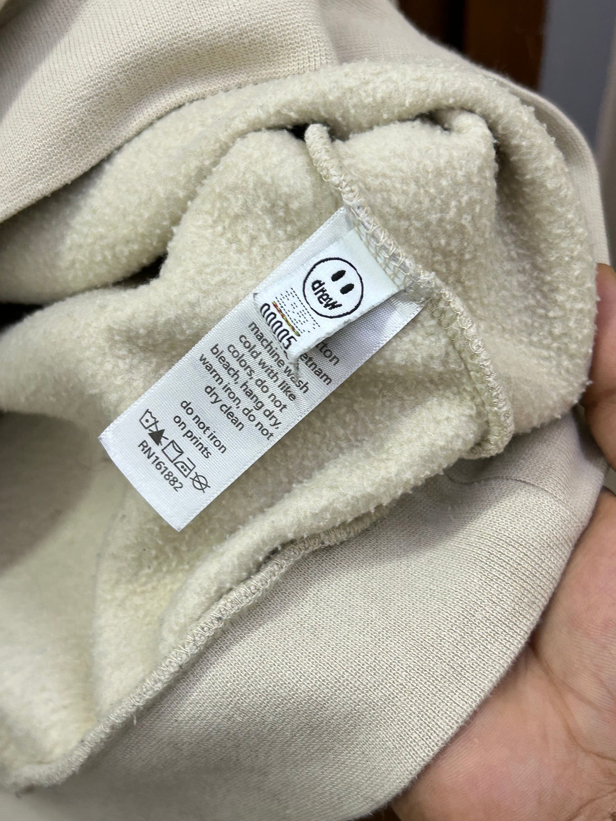 DREW BEIGE HOODIE ( F4838 )