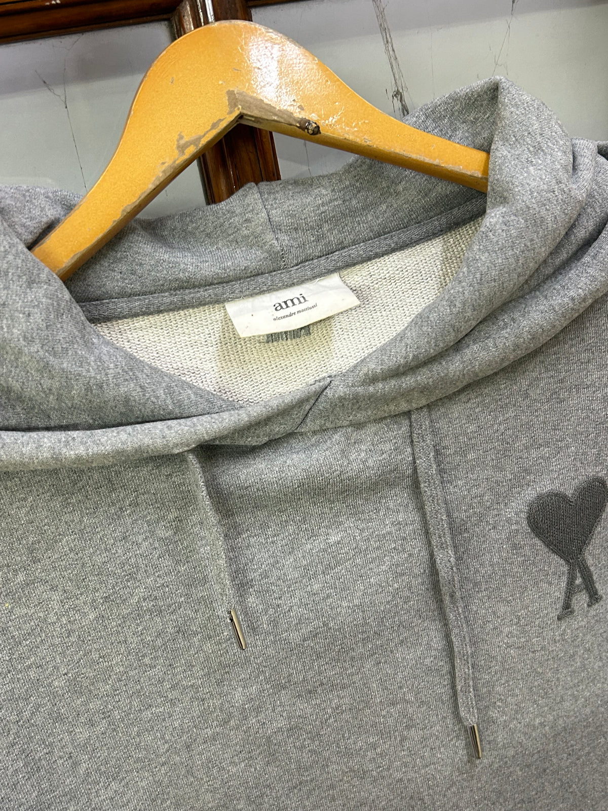 AMI GREY HOODIE ( 4726 )