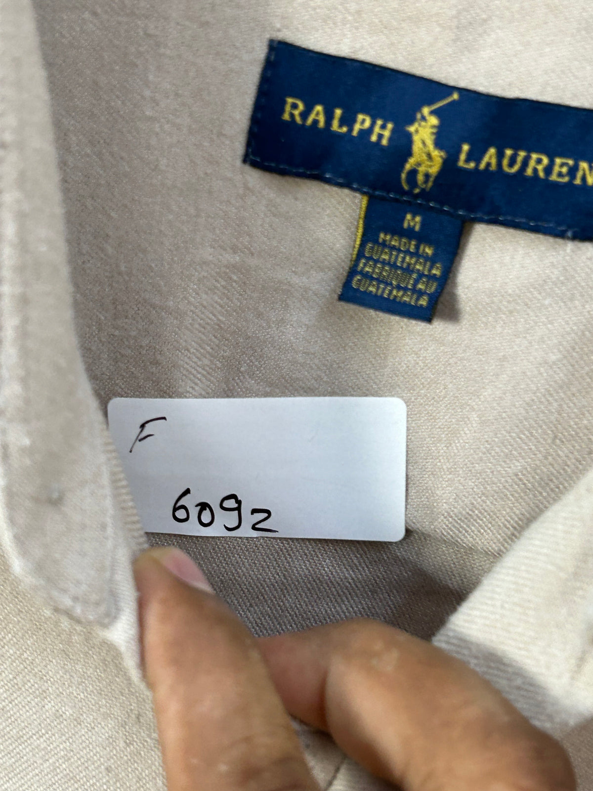 POLO RL BEIGE SHIRT ( F6092 )