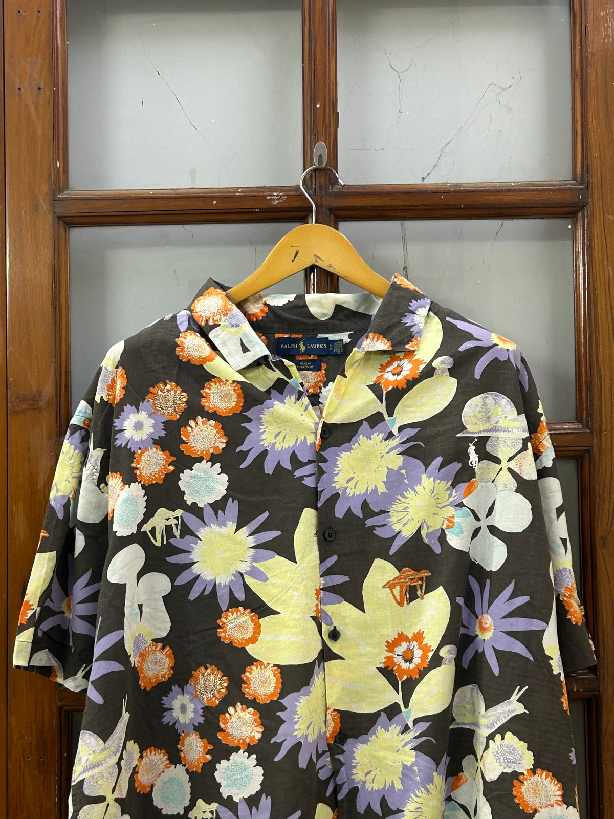 POLO RL FLOWER PRINT SHIRT ( F5189 )