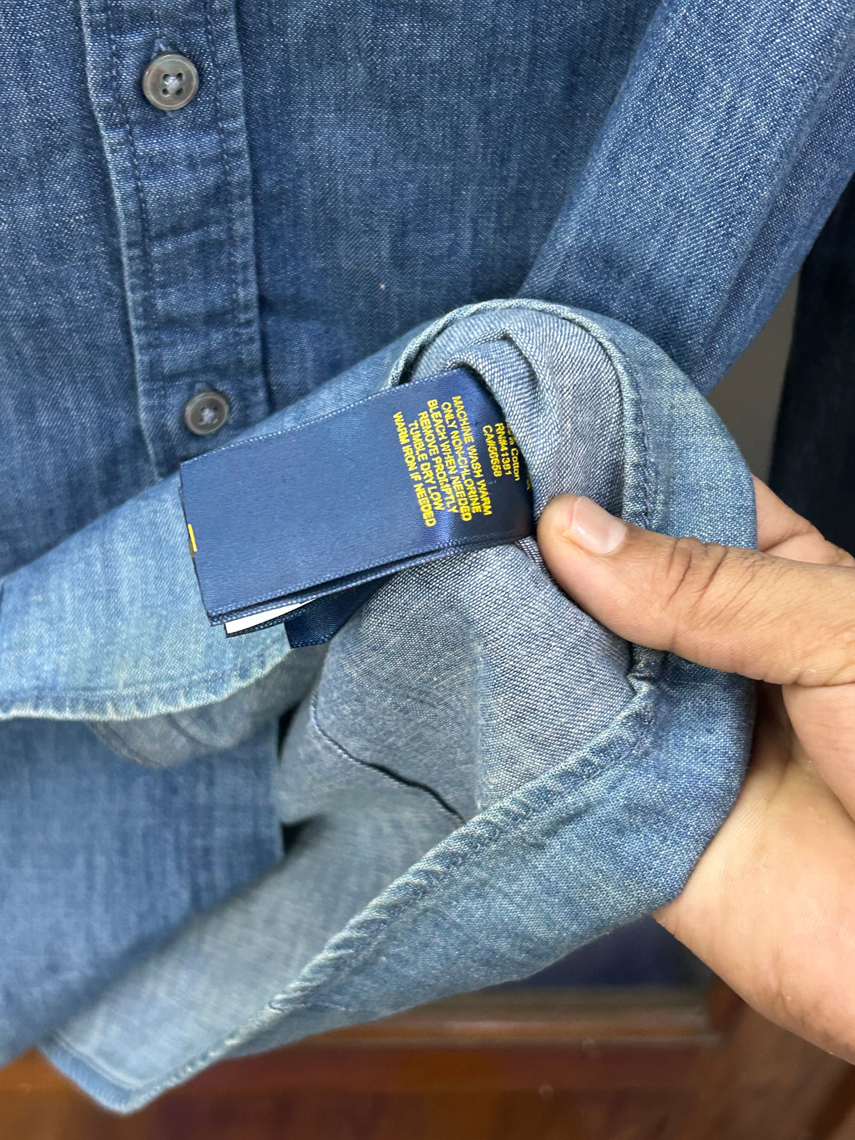 POLO RL DENIM SHIRT ( F5195 )