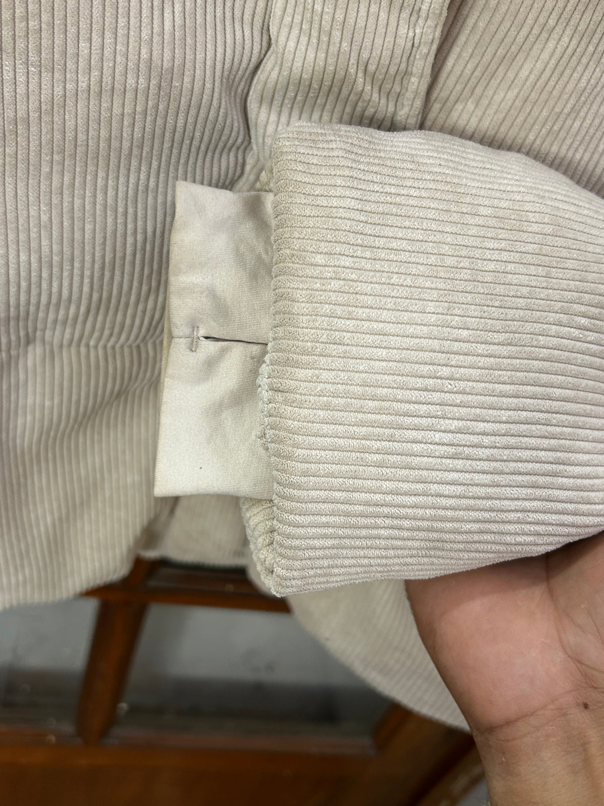 POLO RL OFF WHITE CROPPED FIT JACKET FOR WOMEN ( D6868 )