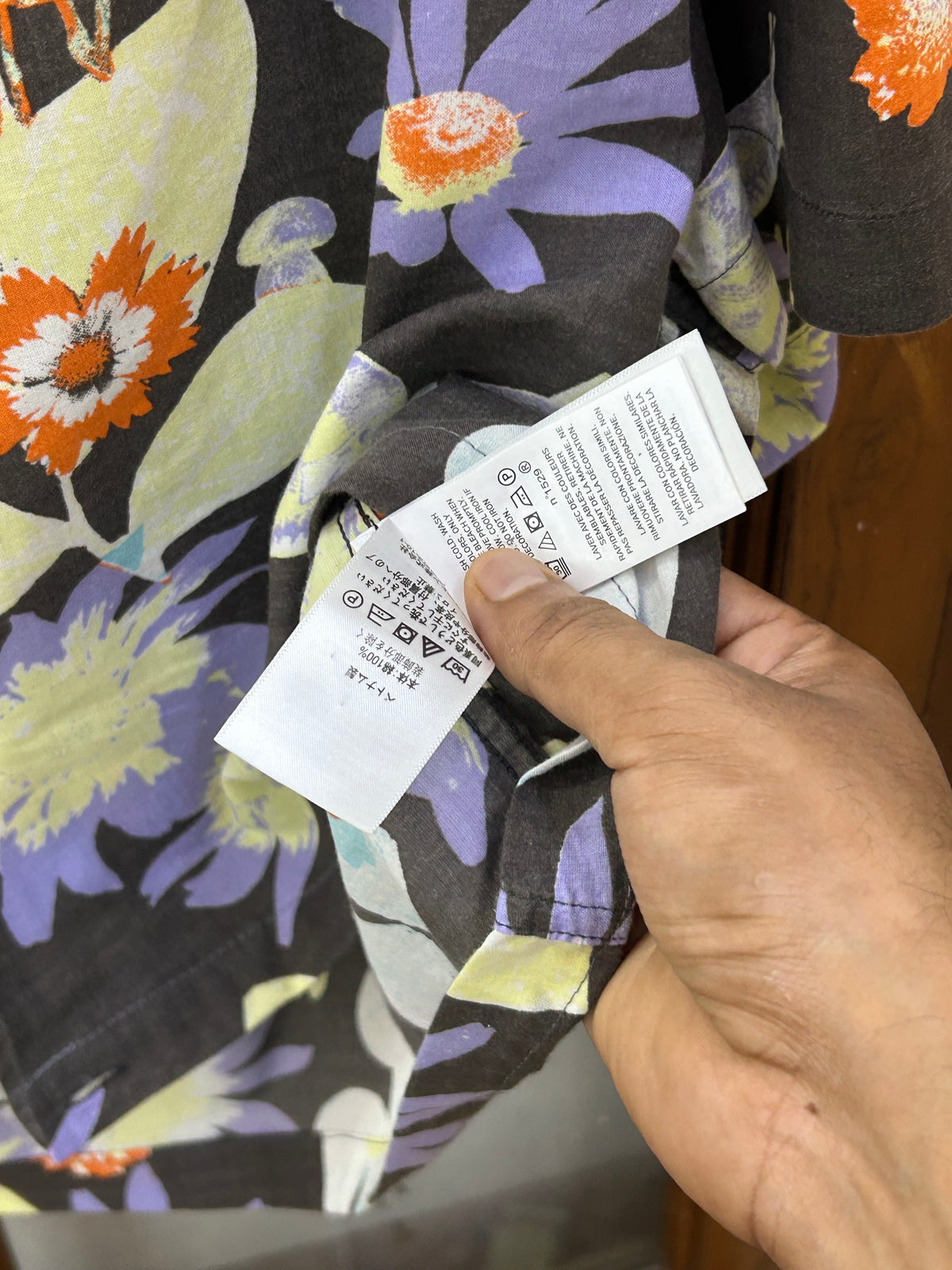 POLO RL FLOWER PRINT SHIRT ( F5189 )