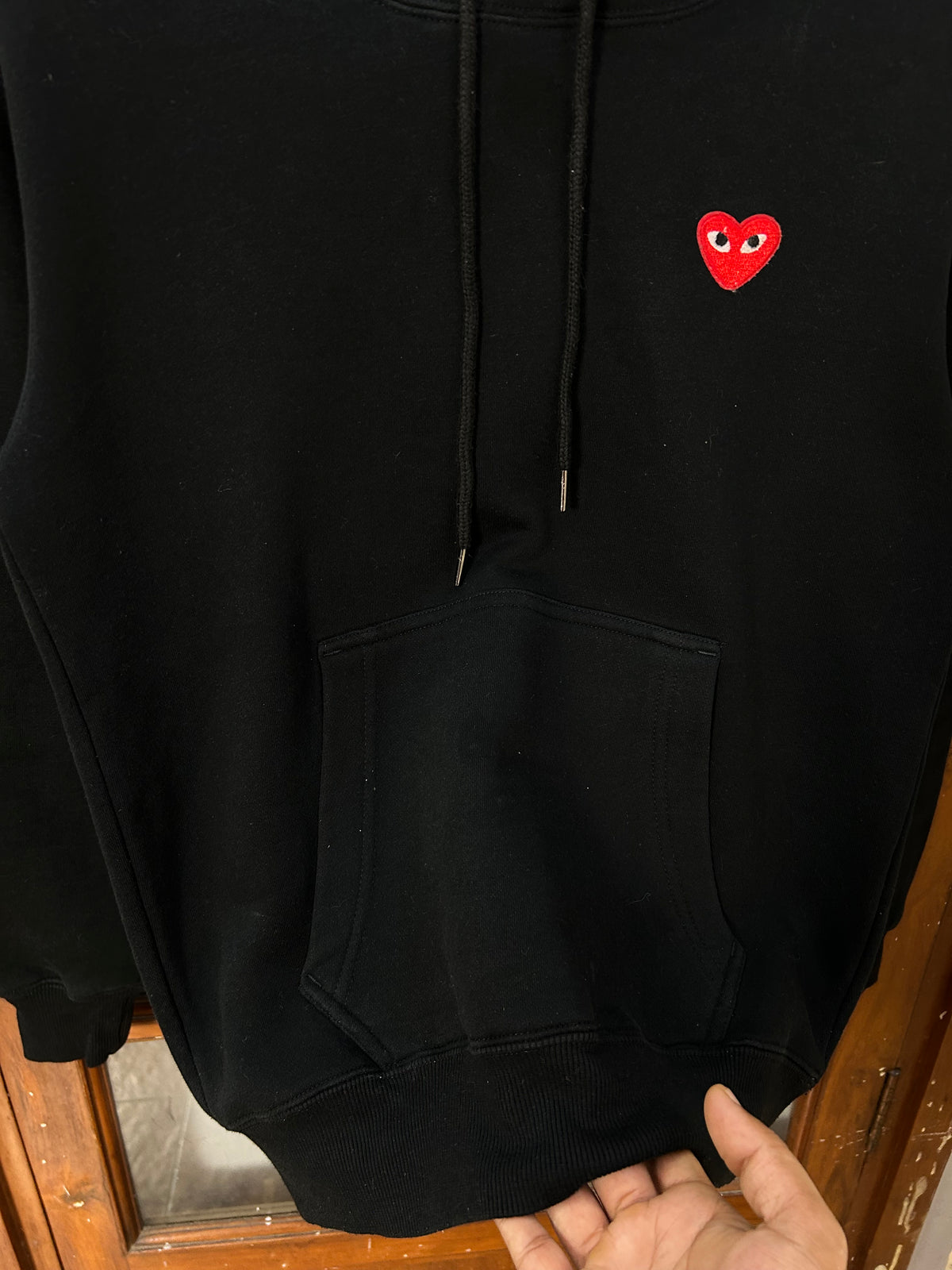 PLAY CHEST LOGO HOODIE ( F6186 )