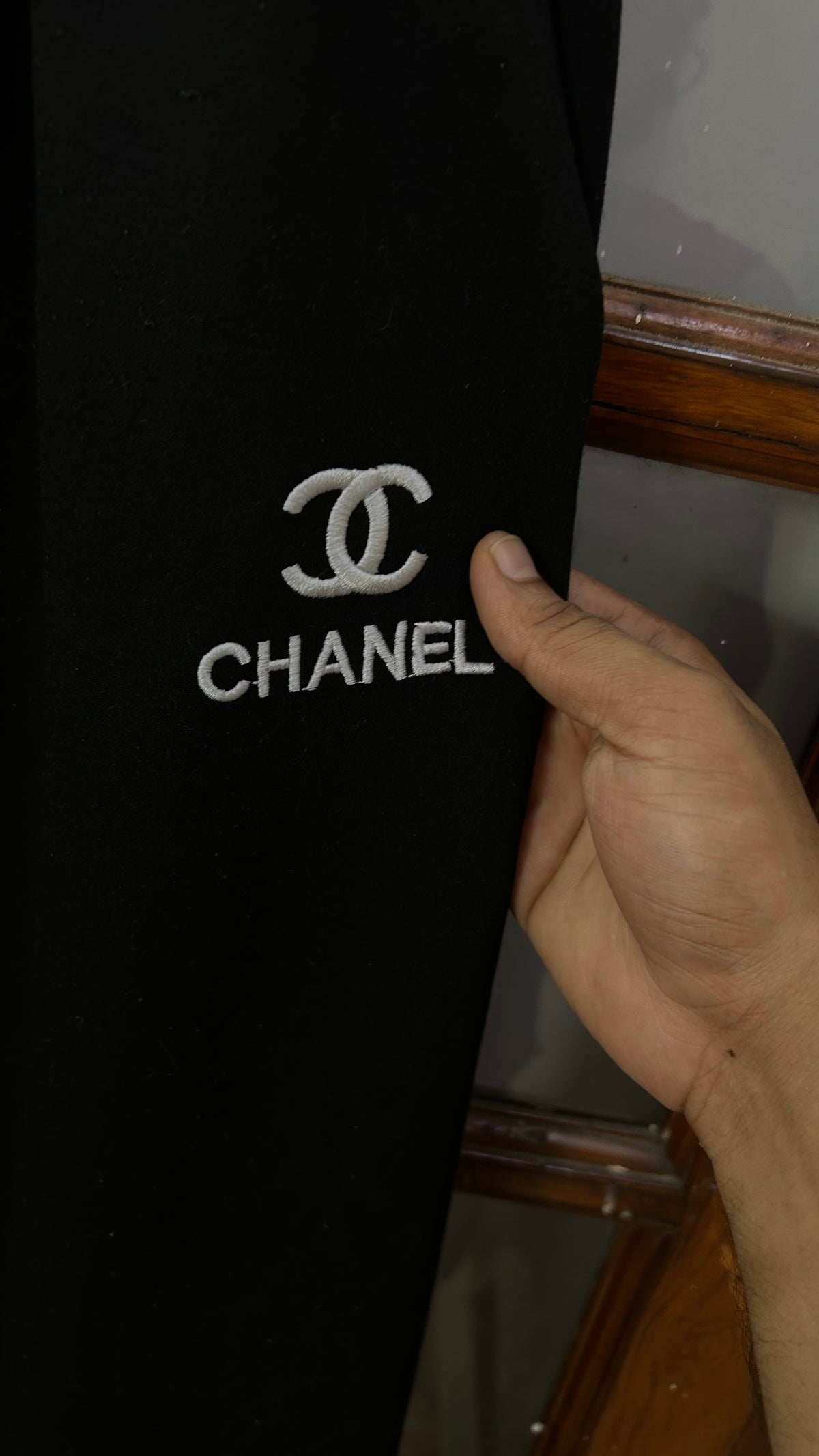 CHANEL BLACK TROUSER ( D6854 )
