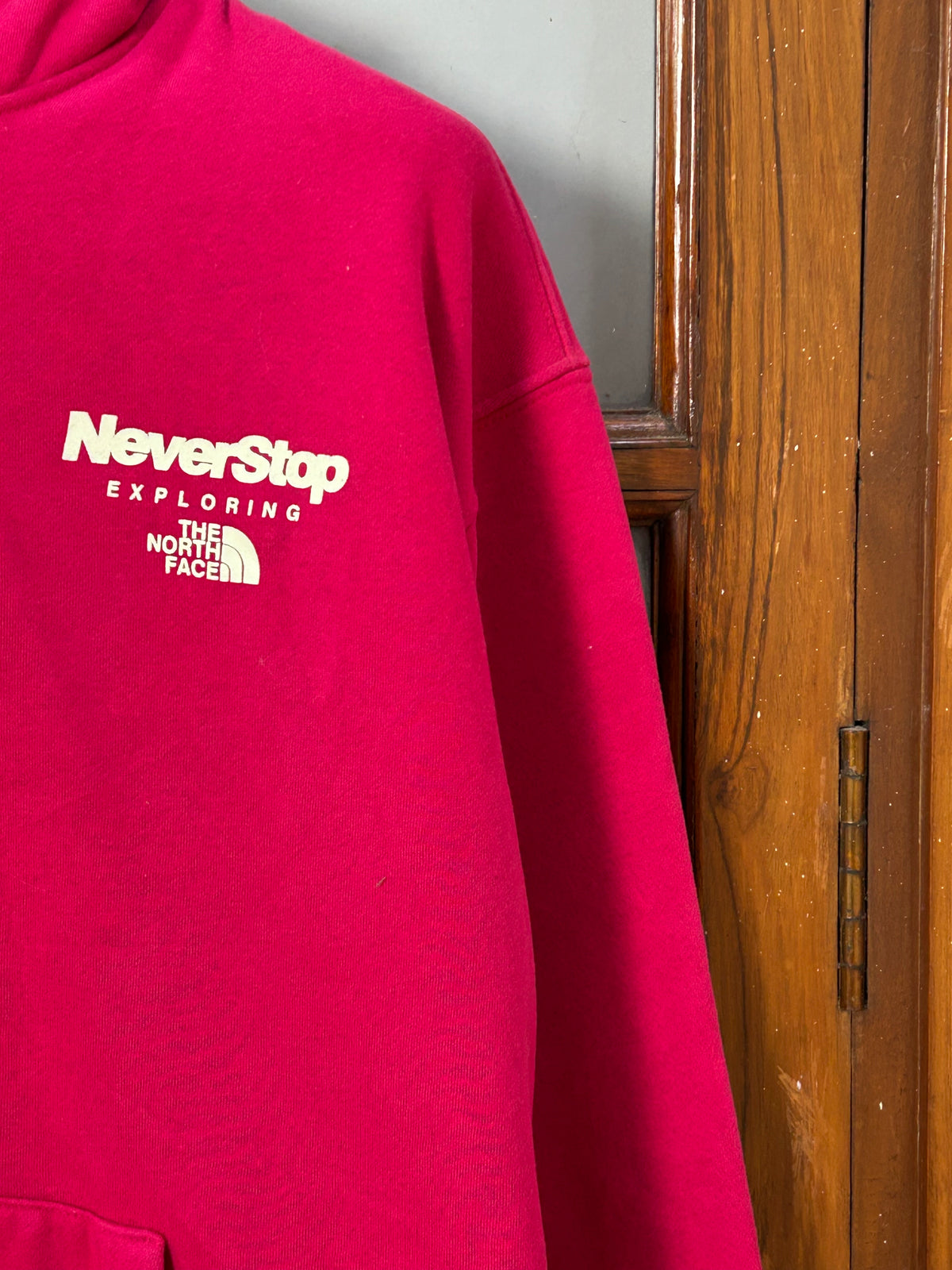 THE NORTH FACE PINK HOODIE ( F6177 )