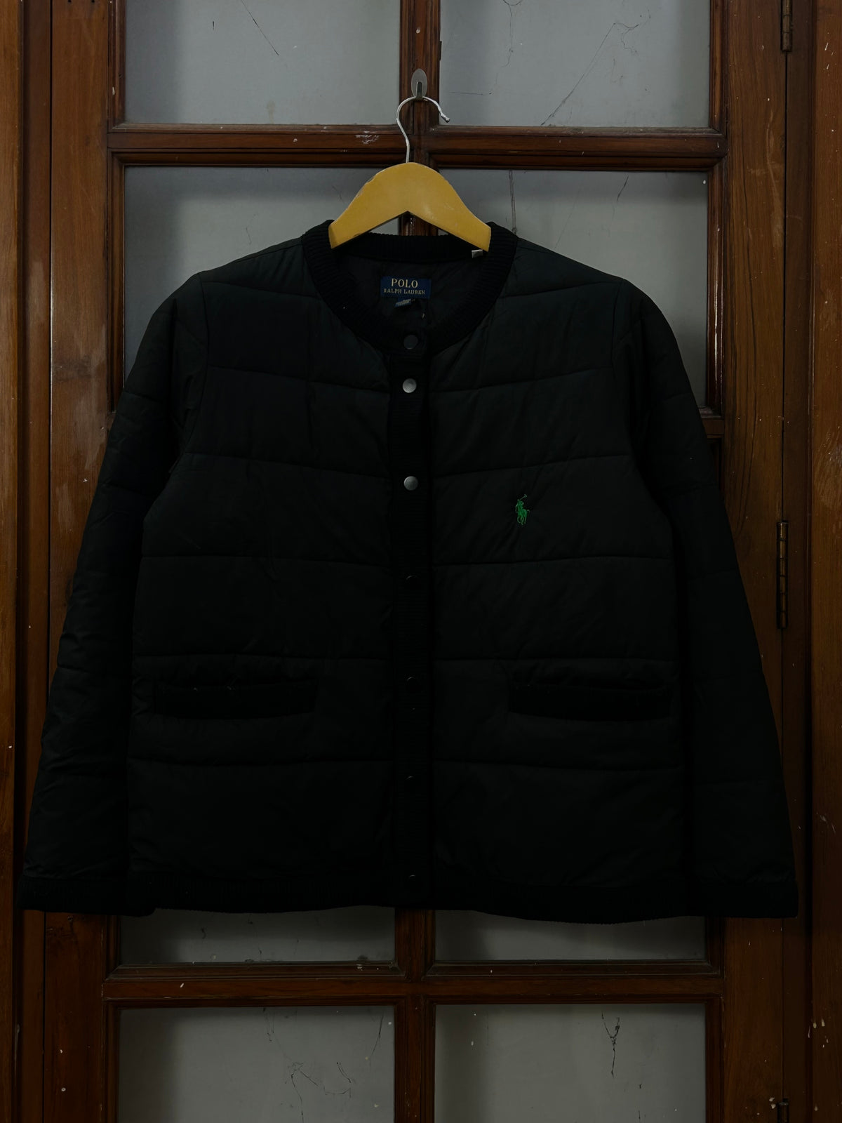 POLO RL BLACK PUFFER JACKET ( D6863 )