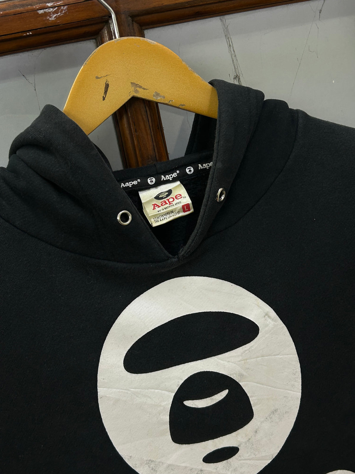 AAPE BLACK HOODIE ( F4835 )