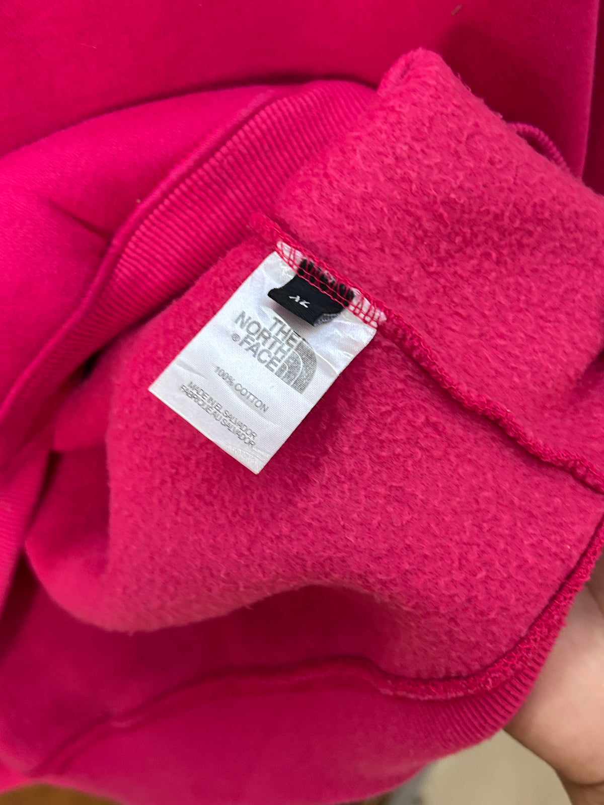THE NORTH FACE PINK HOODIE ( F6177 )