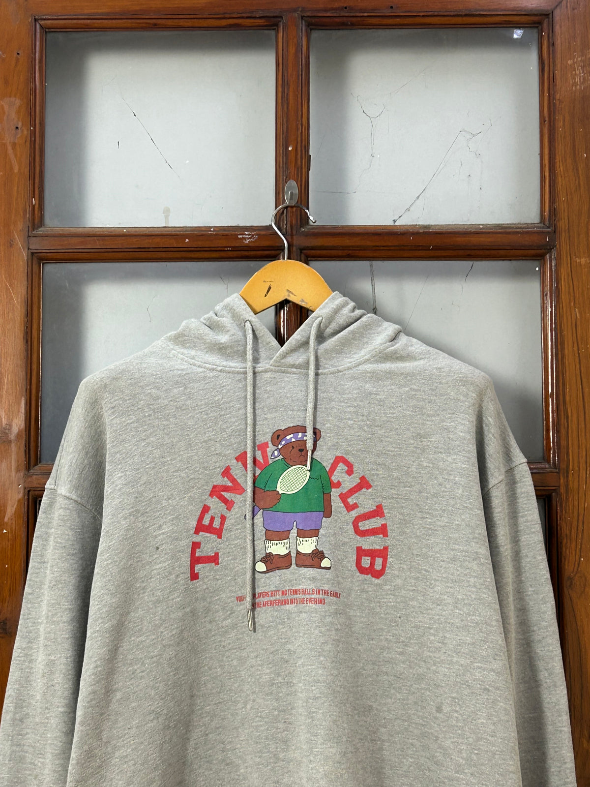 GREY PRINTED HOODIE ( F6181 )