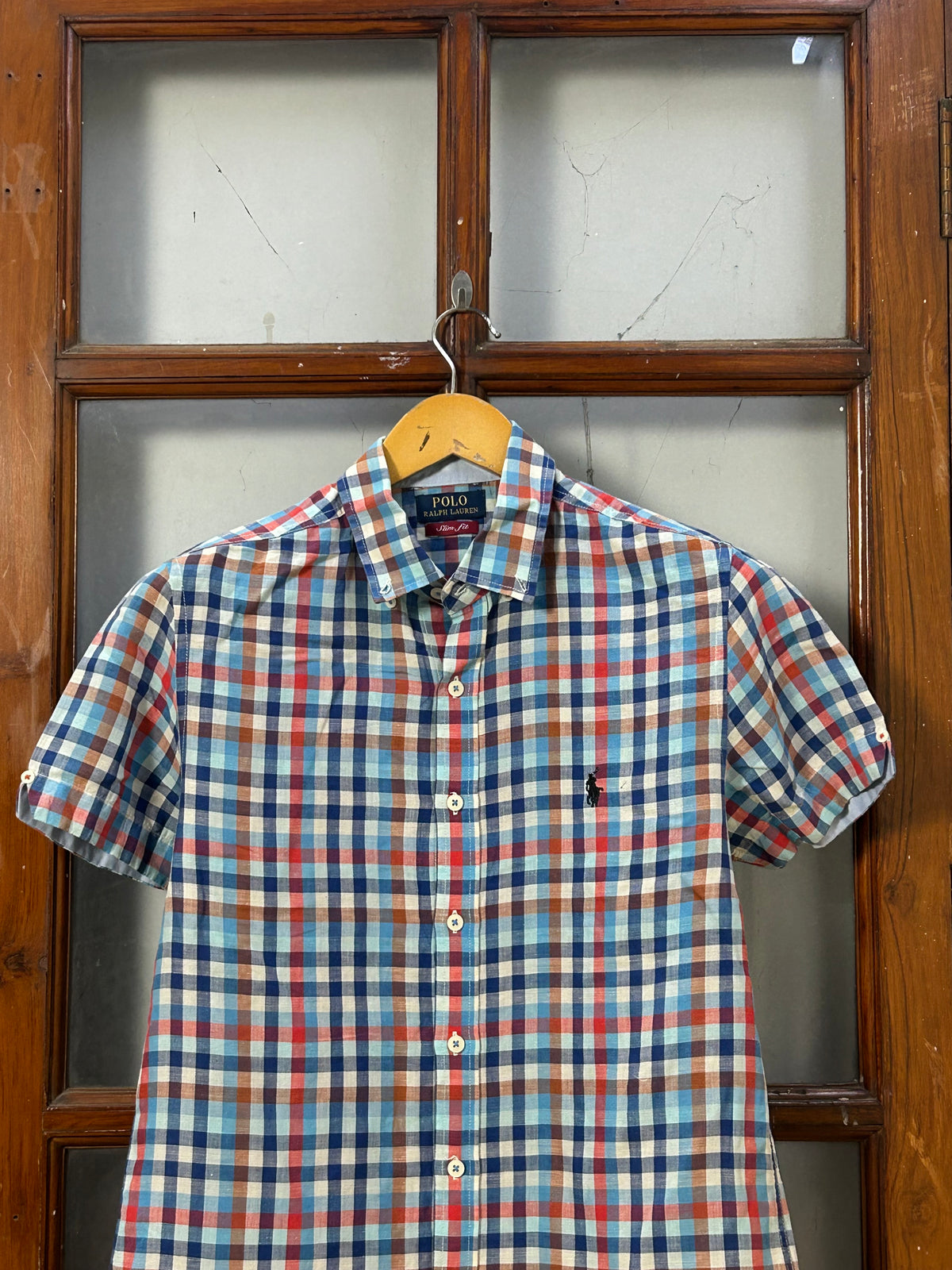POLO RL MULTI COLOUR CHECKED SHIRT ( F5912 )
