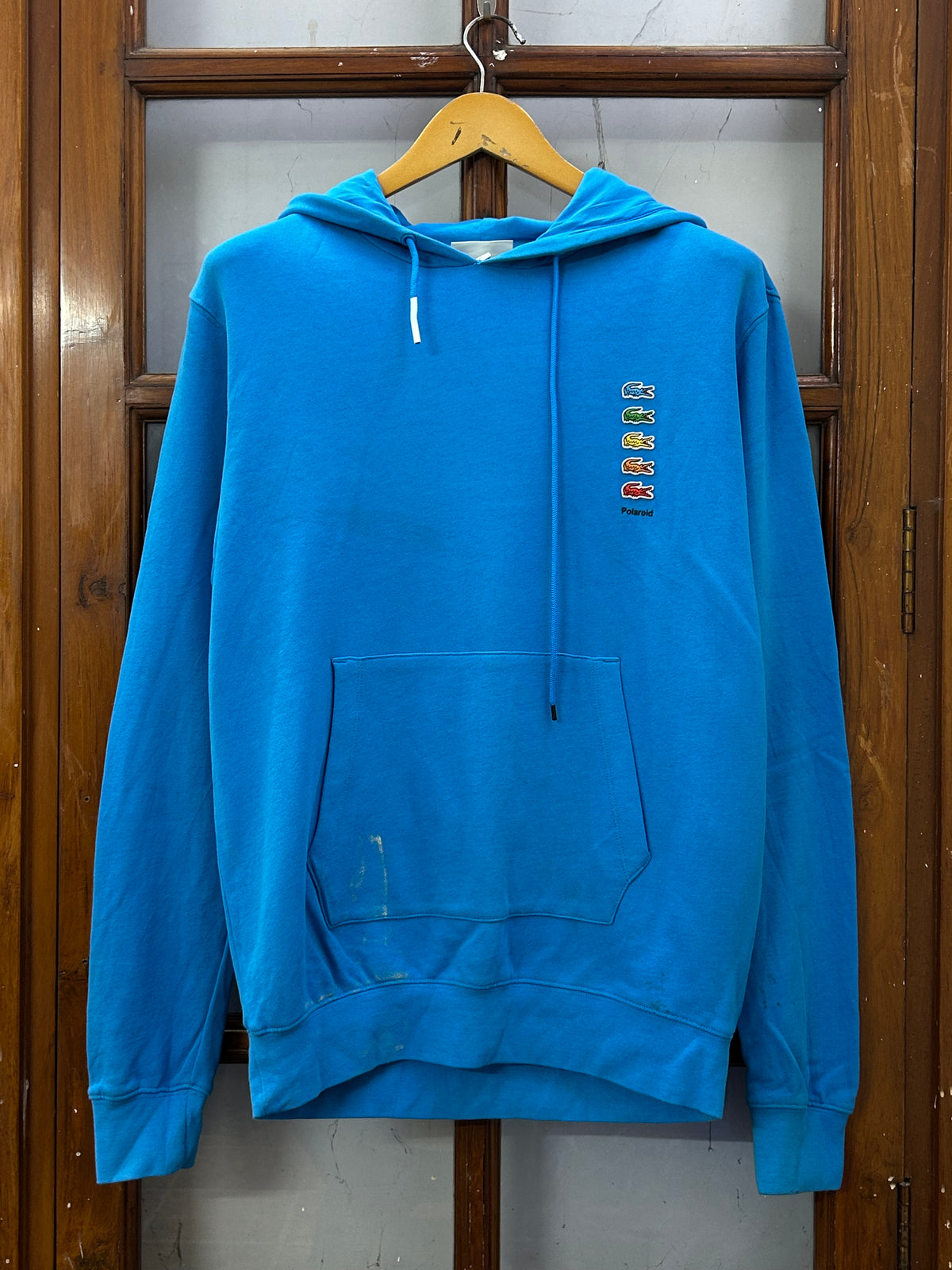 LACOSTE SEA BLUE HOODIE ( F4737 )