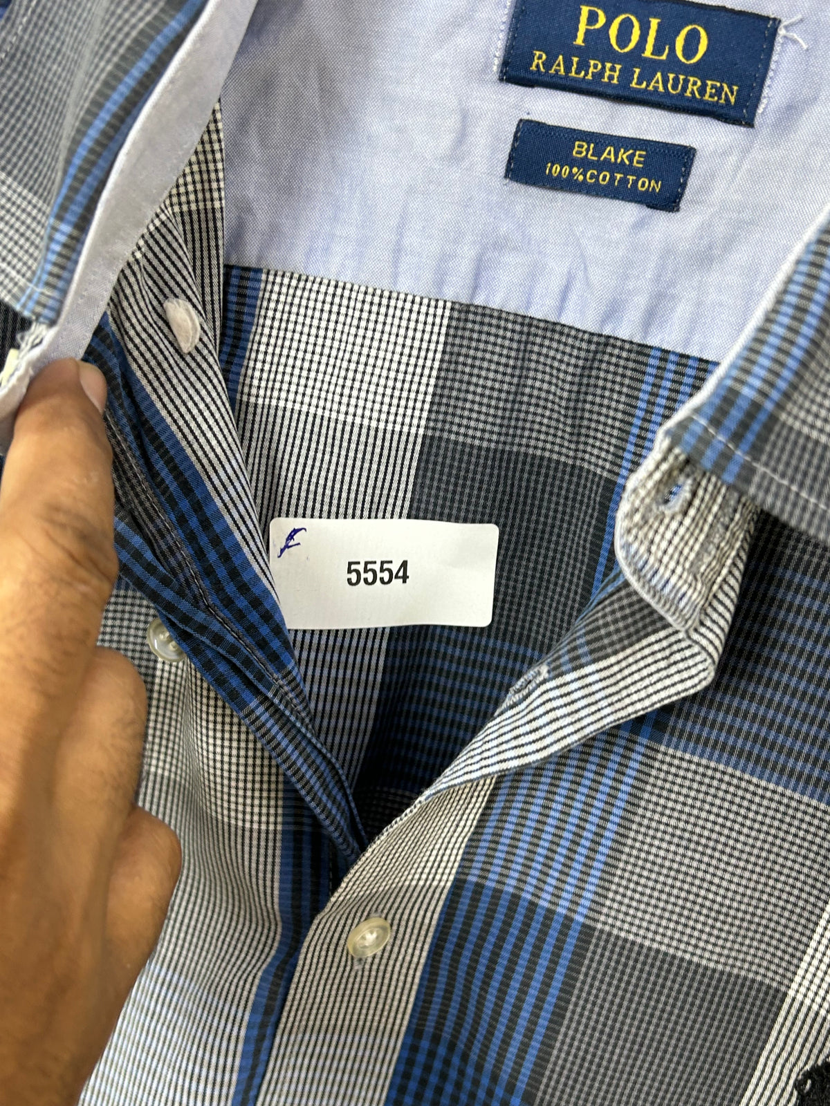 POLO RL CHECKED SHIRT ( F5554 )