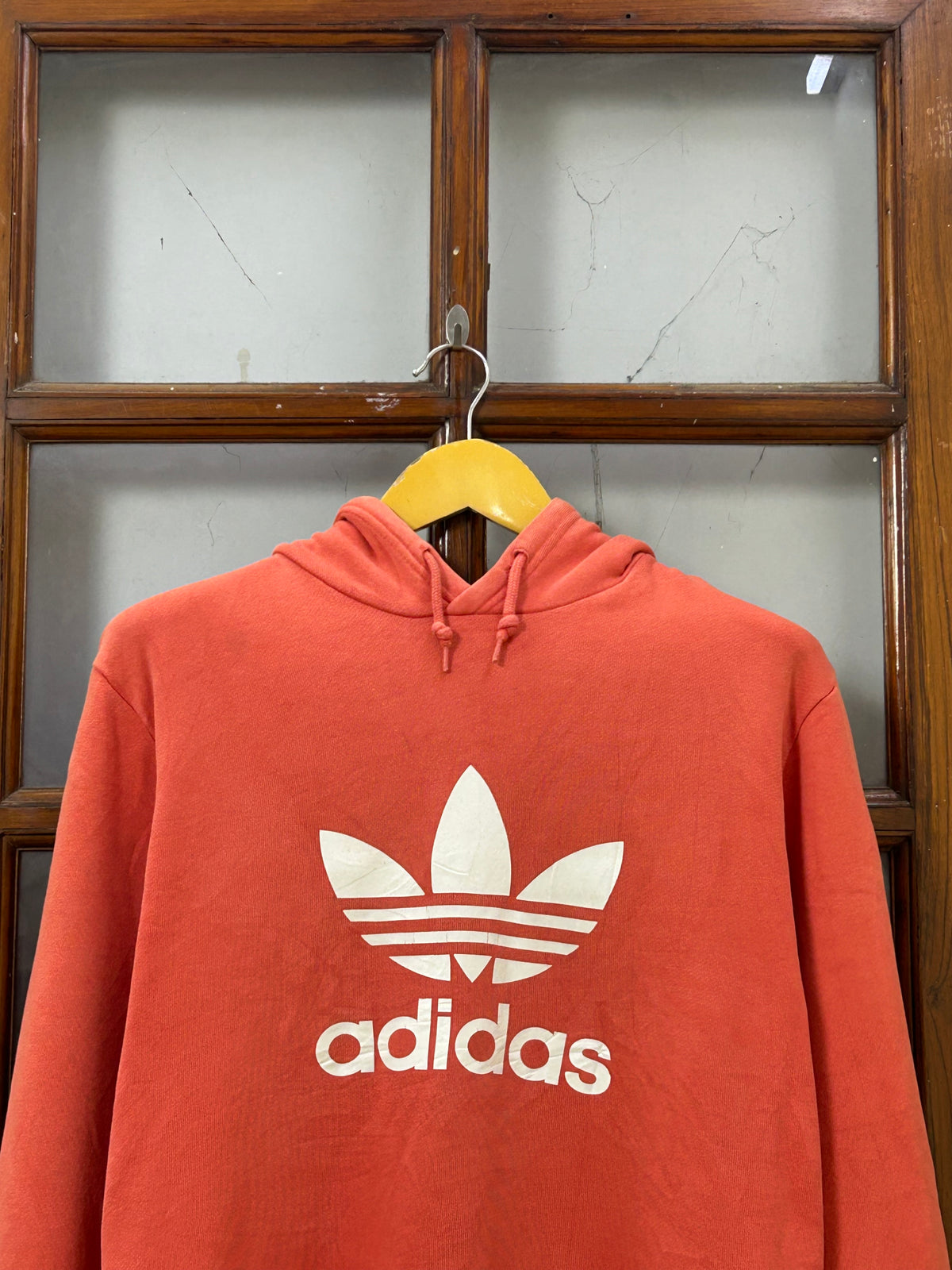 ADIDAS ORANGE HOODIE ( F5354 )