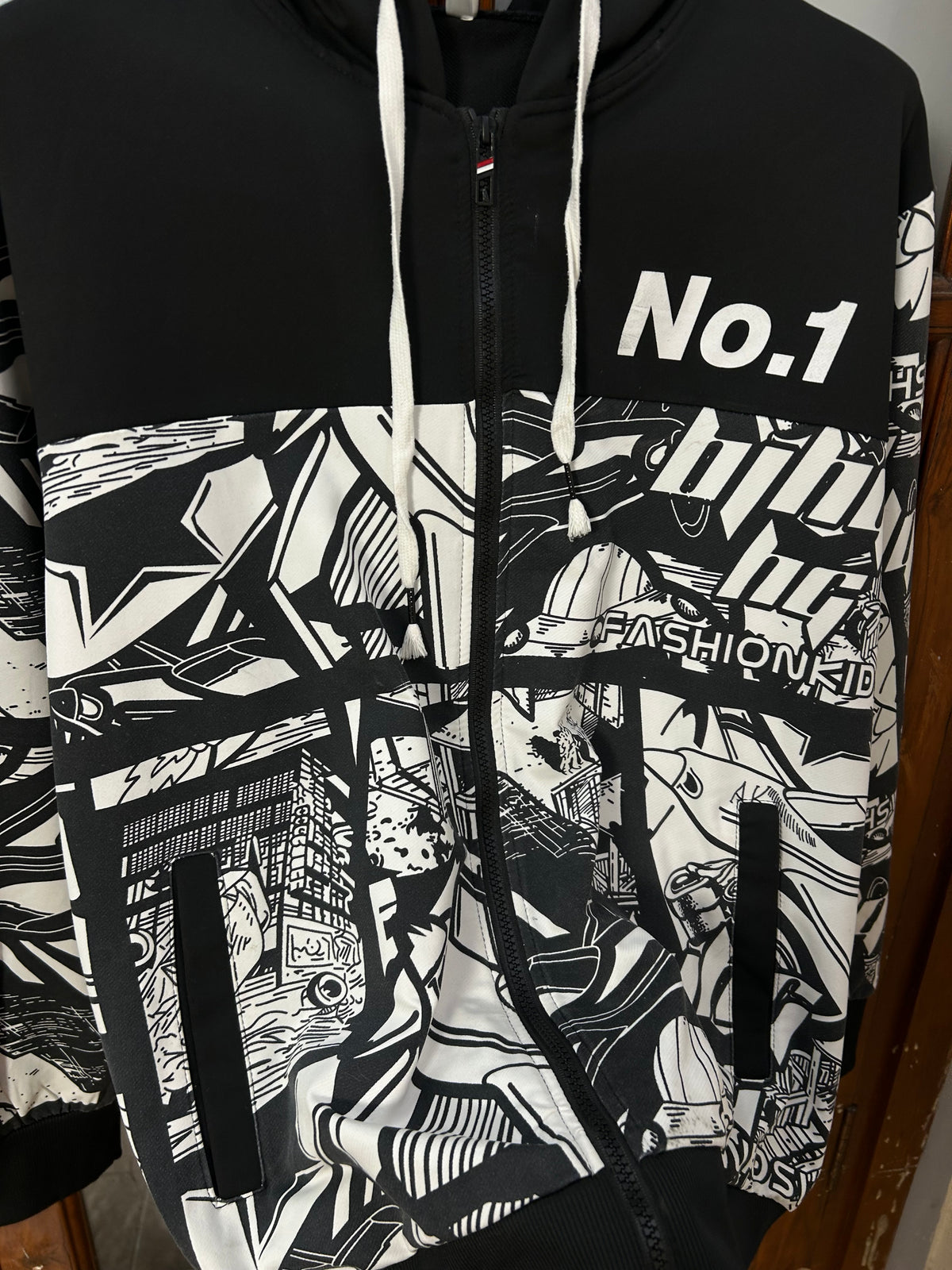 PRINTED ZIPPER ( F6189 )