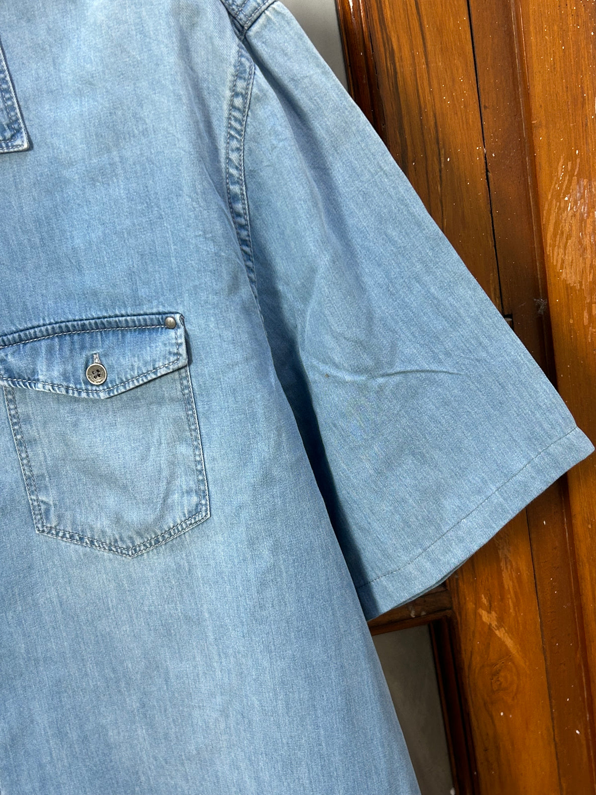 BOXY FIT DENIM SHIRT ( F5914 )