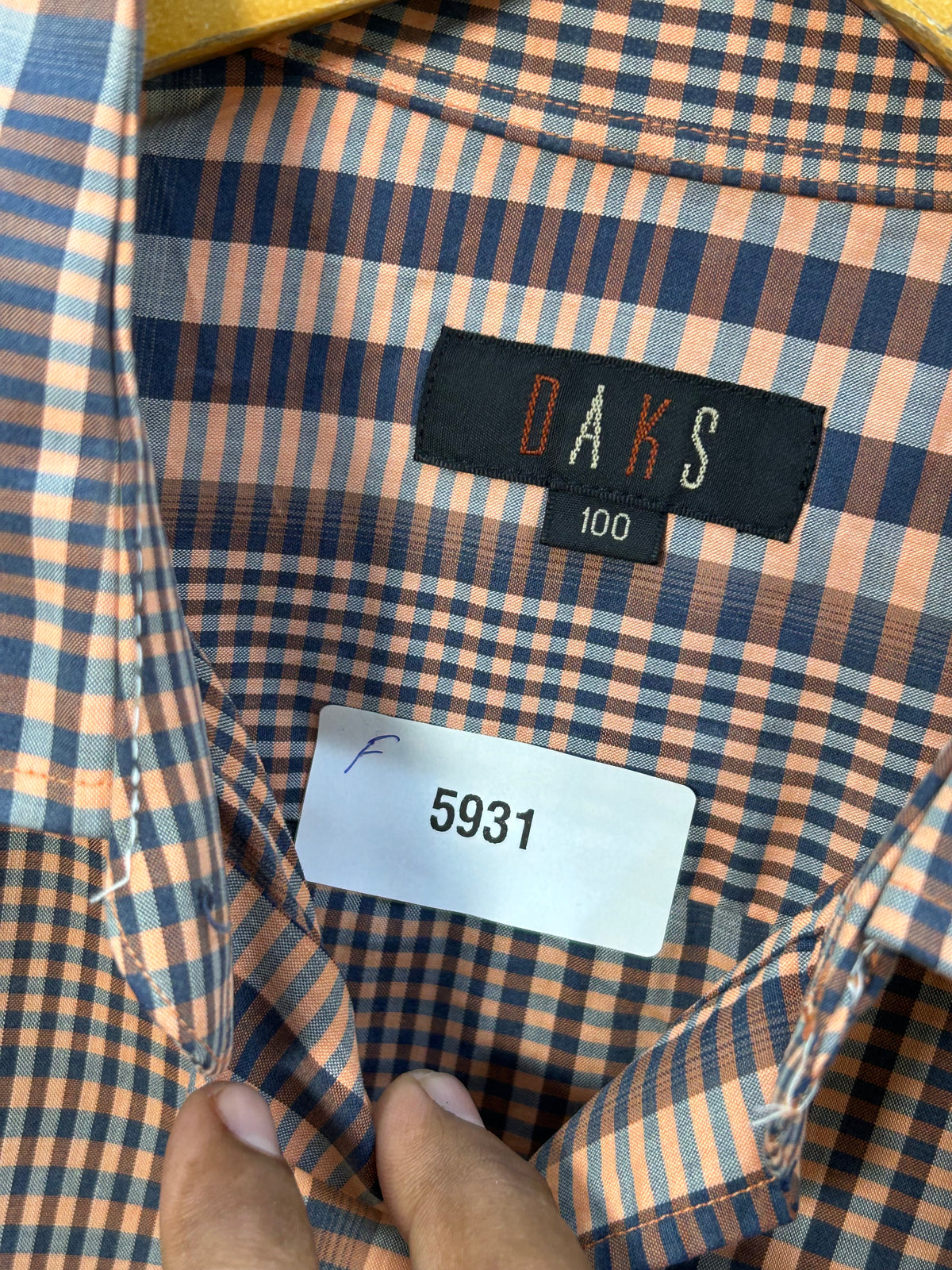 DAKS CHECKED SHIRT ( F5931 )