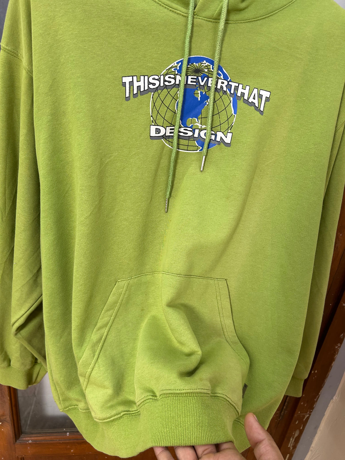 THIS IS NEVER THAT GREEN HOODIE ( F6179 )