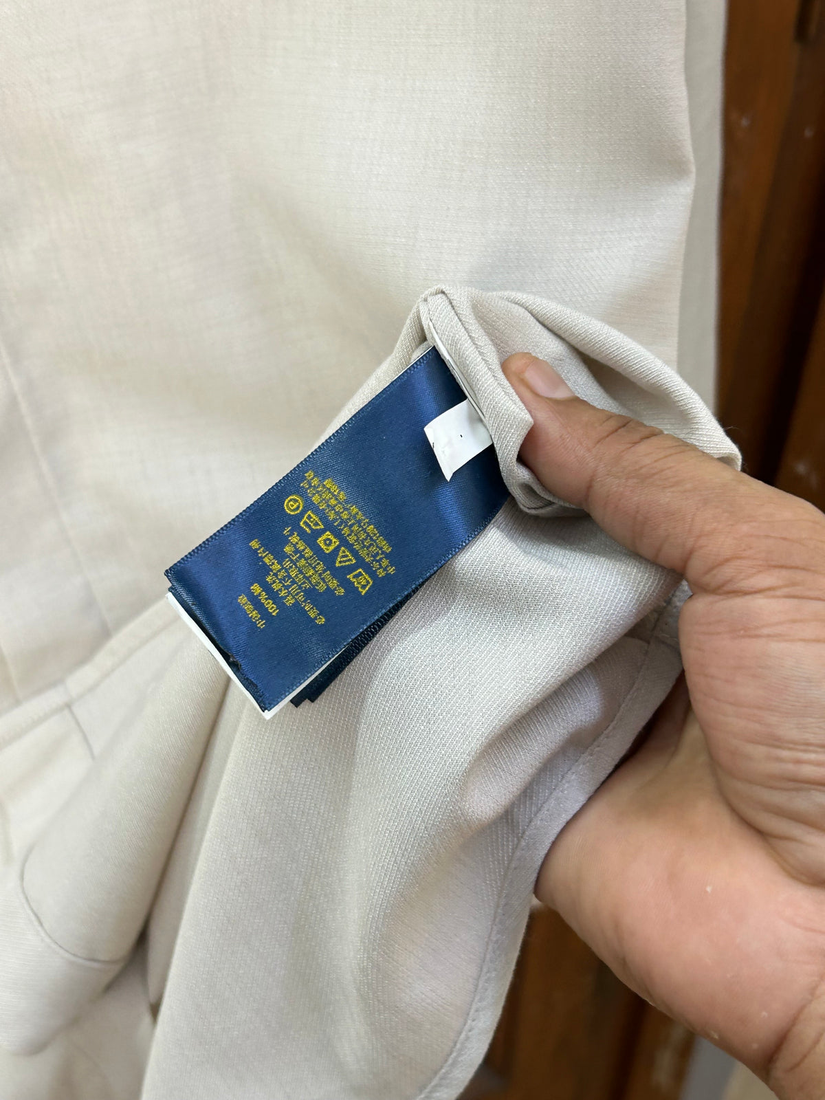 POLO RL CREAM SHIRT ( F5998 )