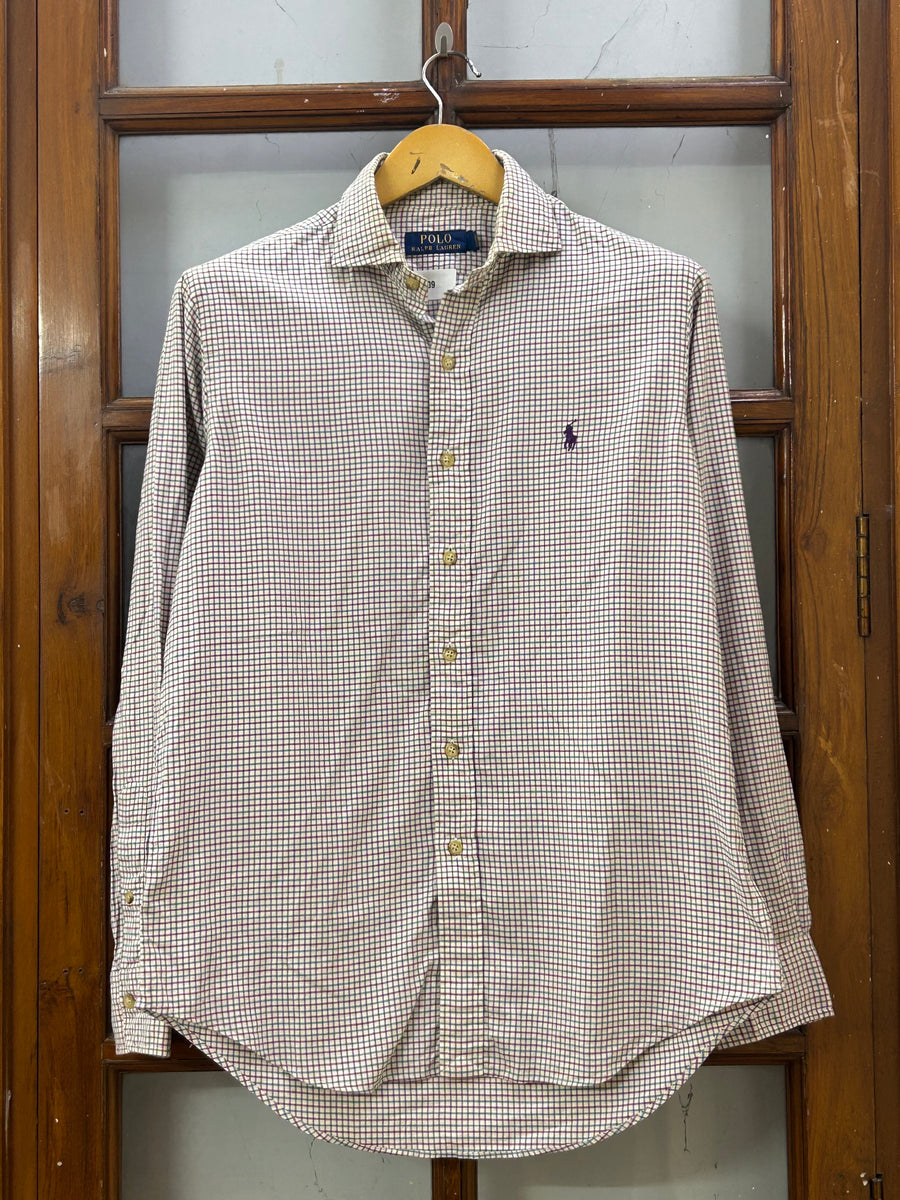 POLO RL MICRO CHECKED SHIRT ( F5209 )