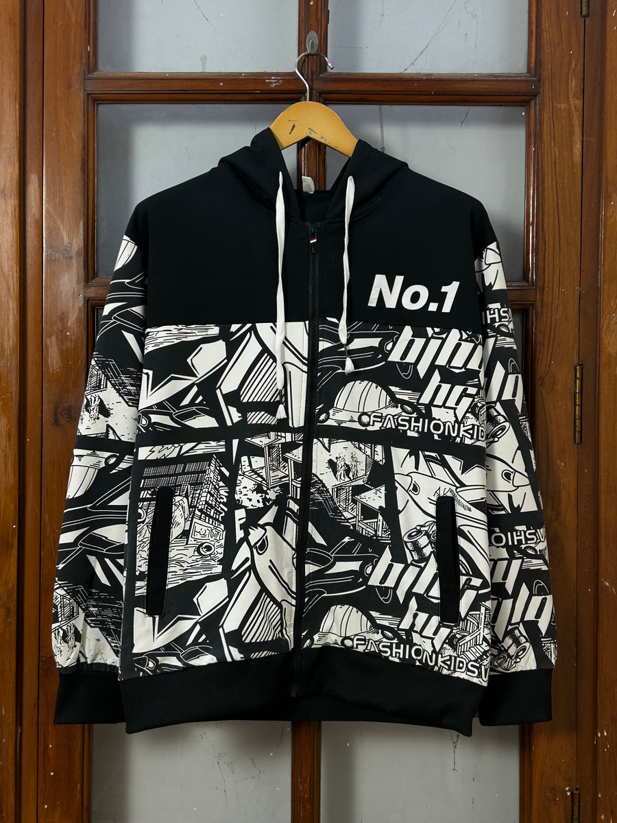 PRINTED ZIPPER ( F6189 )