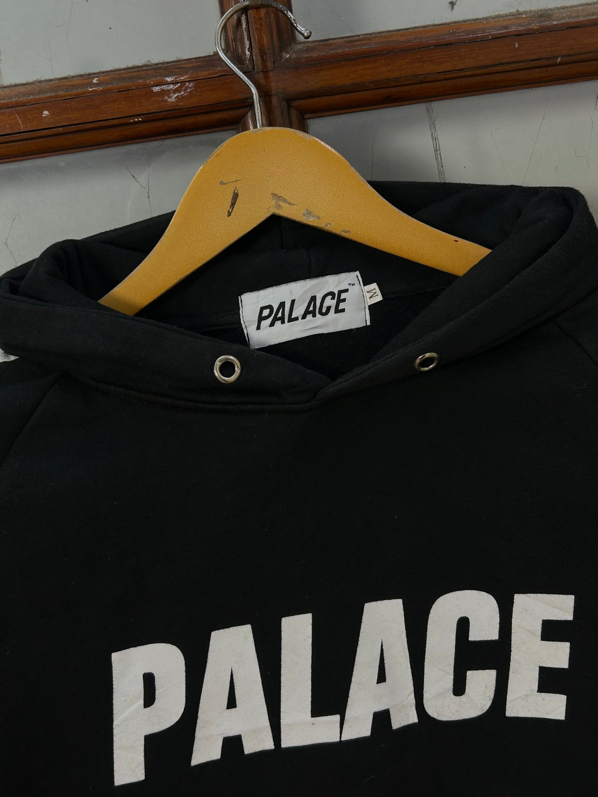 PALACE BLAVK HOODIE ( F6187 )