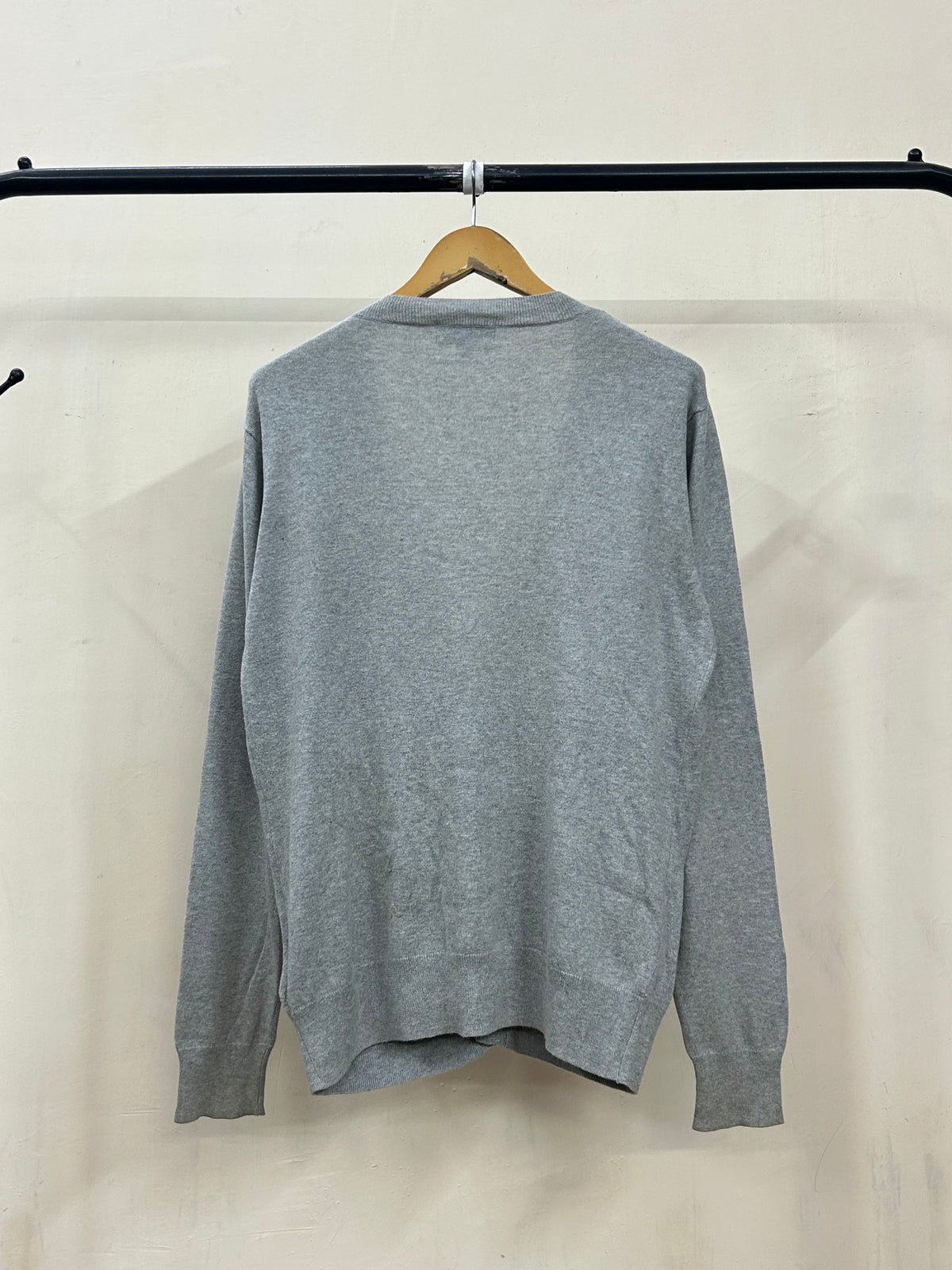 ADIDAS DOUBLE POCKET GREY CARDIGAN ( M5022 )