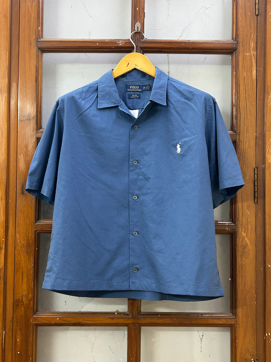 POLO RL NAVY BLUE HALF SLEEVE SHIRT ( F5187 )