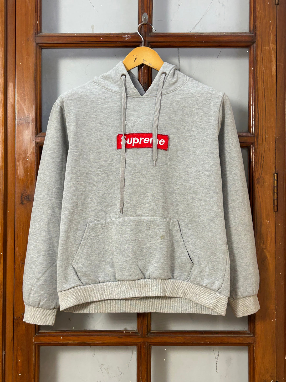 SUPREME GREY HOODIE ( F6188 )