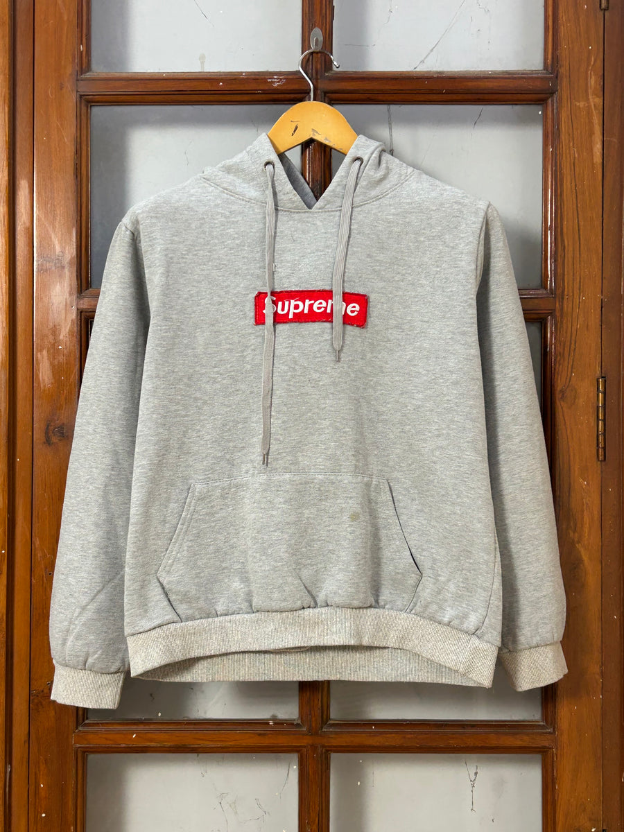 SUPREME GREY HOODIE ( F6188 )