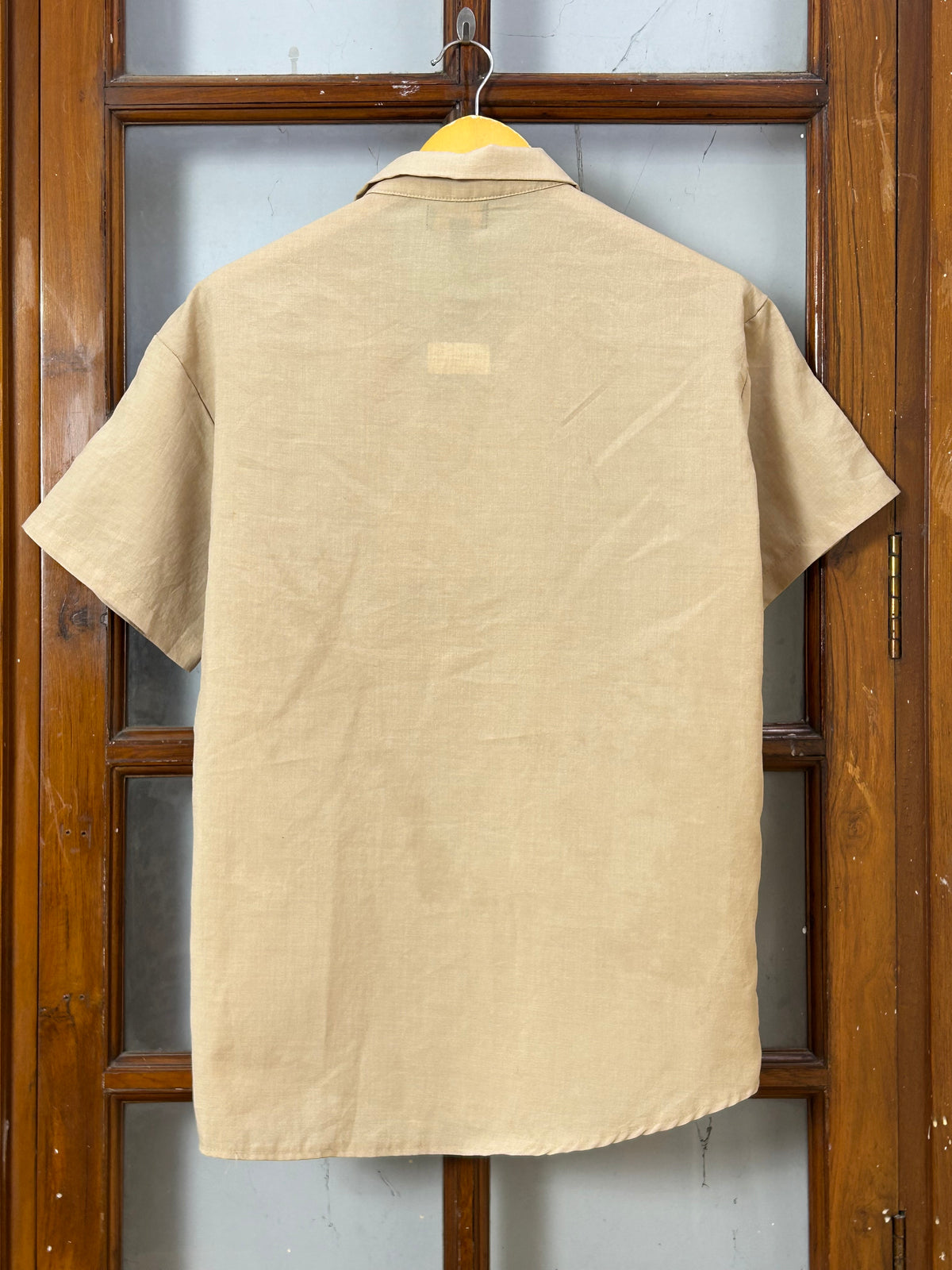 POLO RL BEIGE SHORT SLEEVE SHIRT ( F5584 )