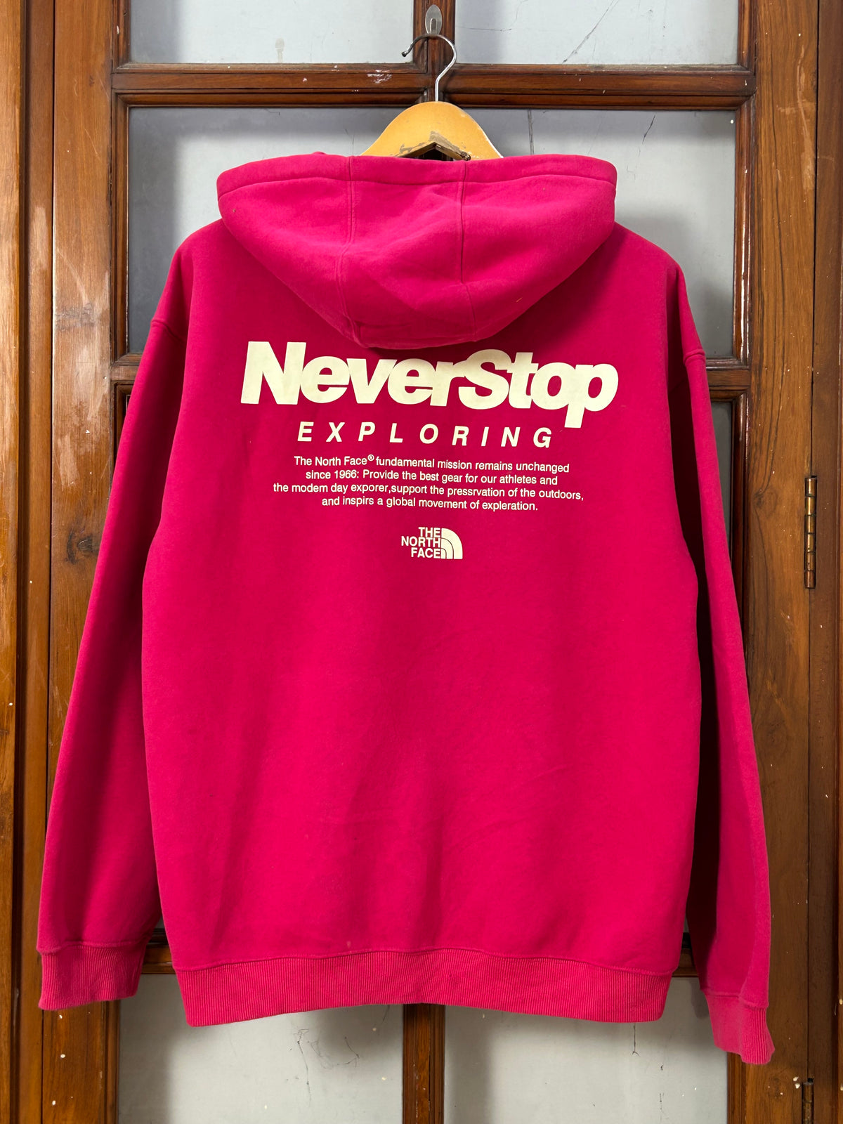 THE NORTH FACE PINK HOODIE ( F6177 )