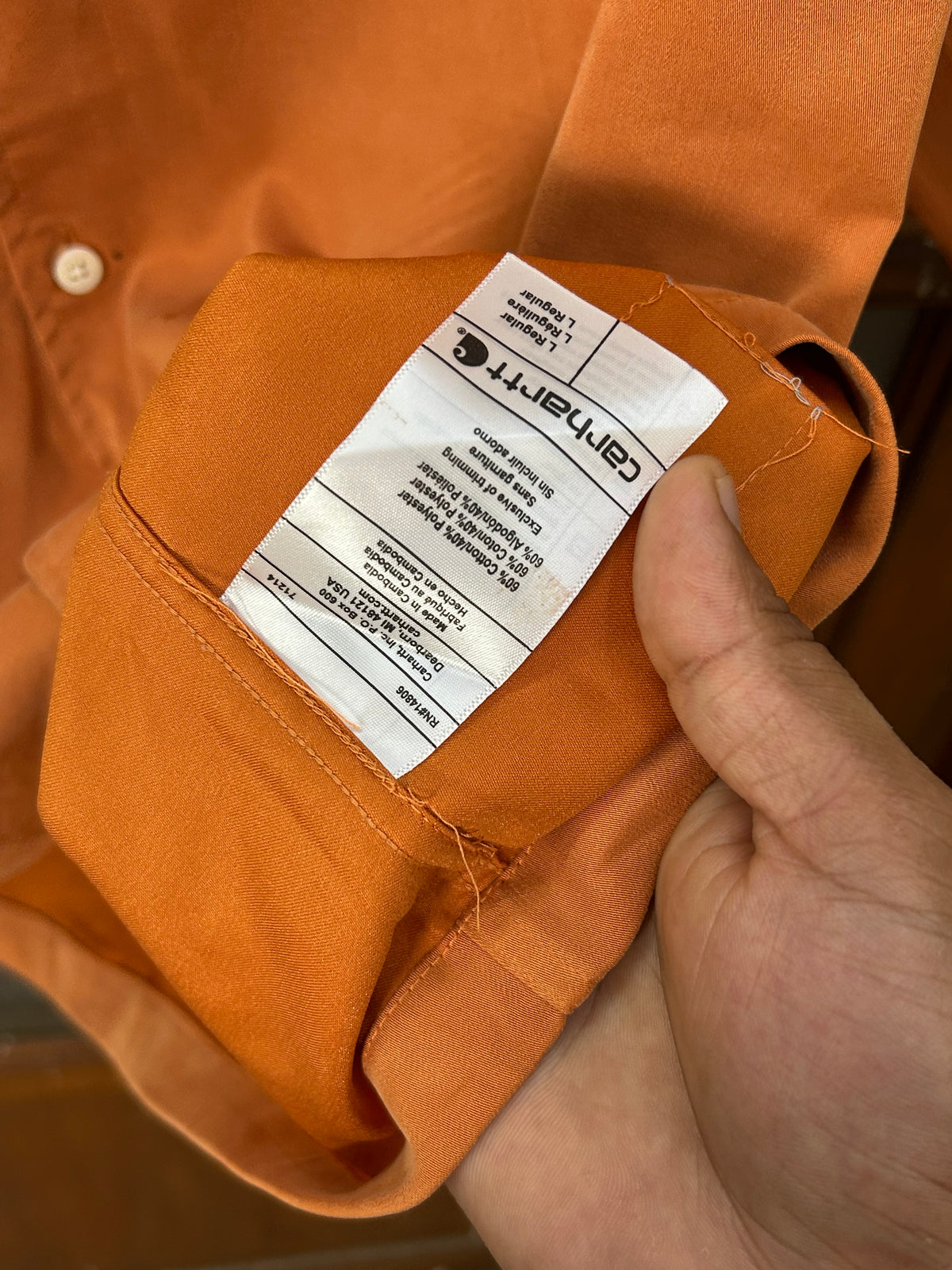 CARGARRT BOXY FIT SHIRT ( F6086 )