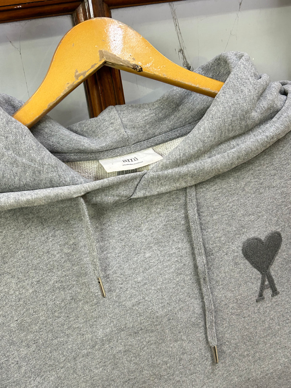 AMI GREY HOODIE ( 4726 )