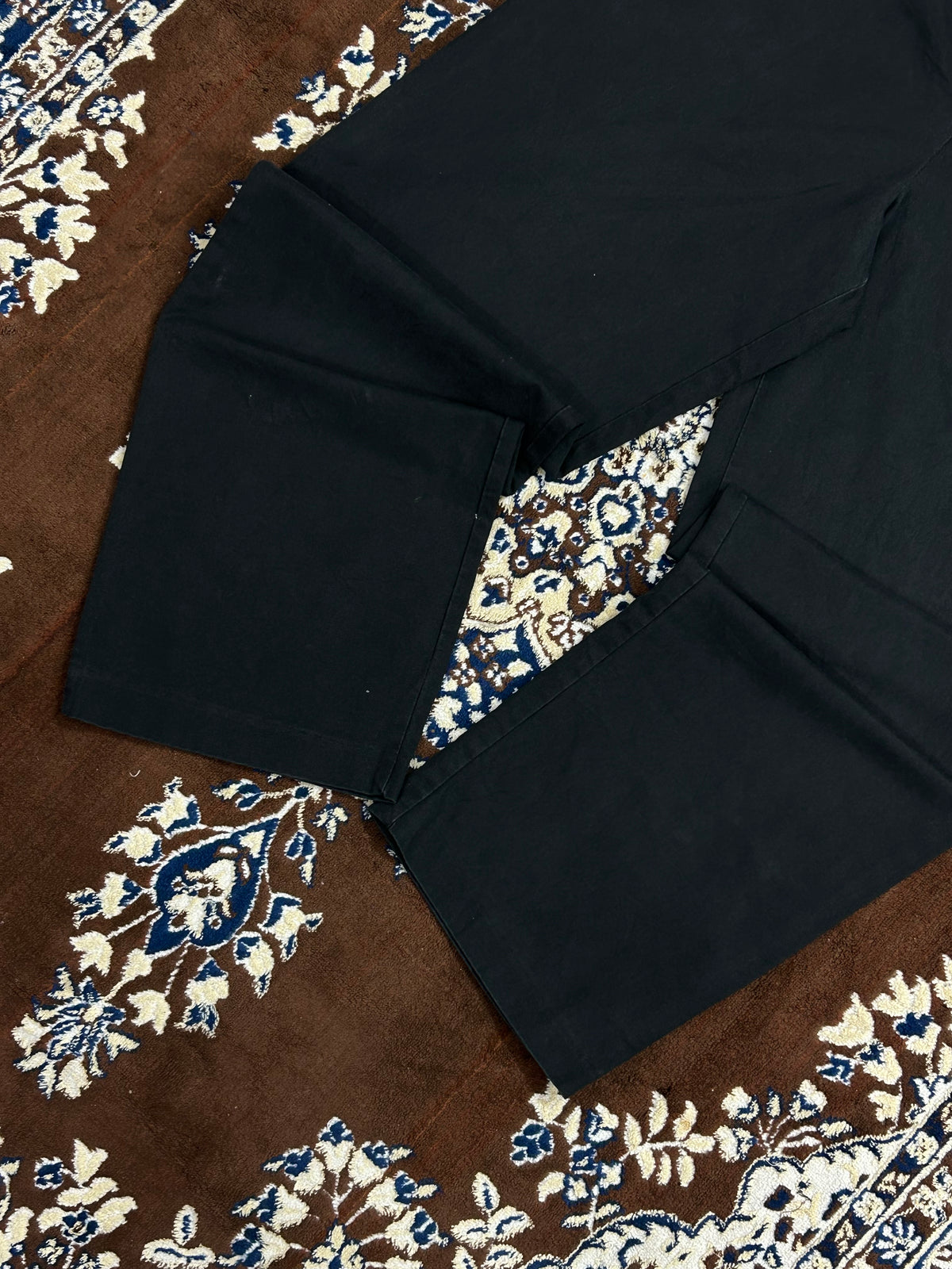 CARHARRT BLACK BAGGY FIT PANT ( F4681 )