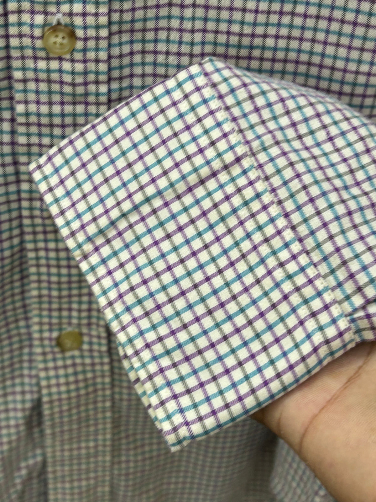 POLO RL MICRO CHECKED SHIRT ( F5209 )