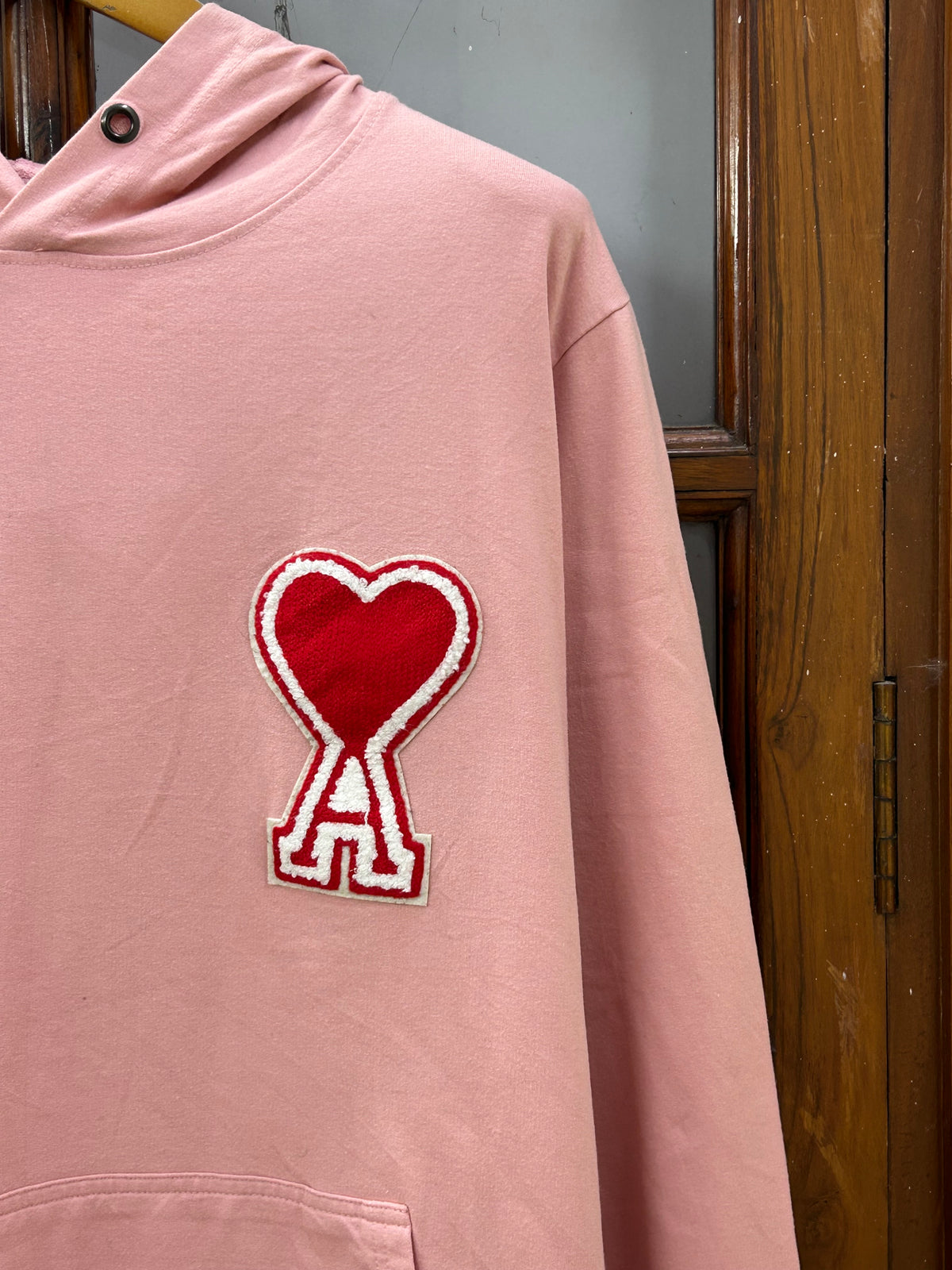 AMI PINK HOODIE ( F4840 )
