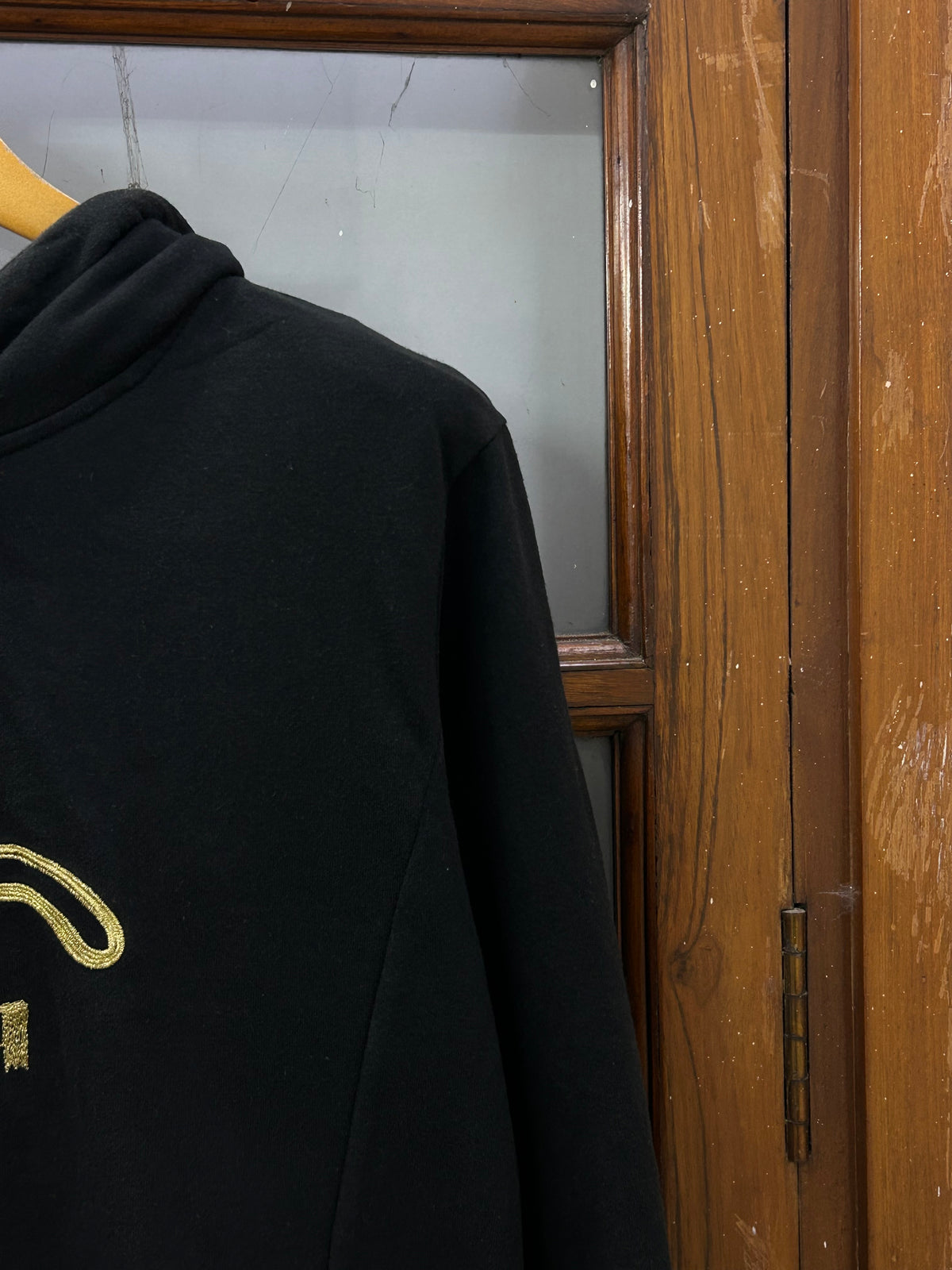 EVISU KURO BLACK HOODIE ( F4828 )