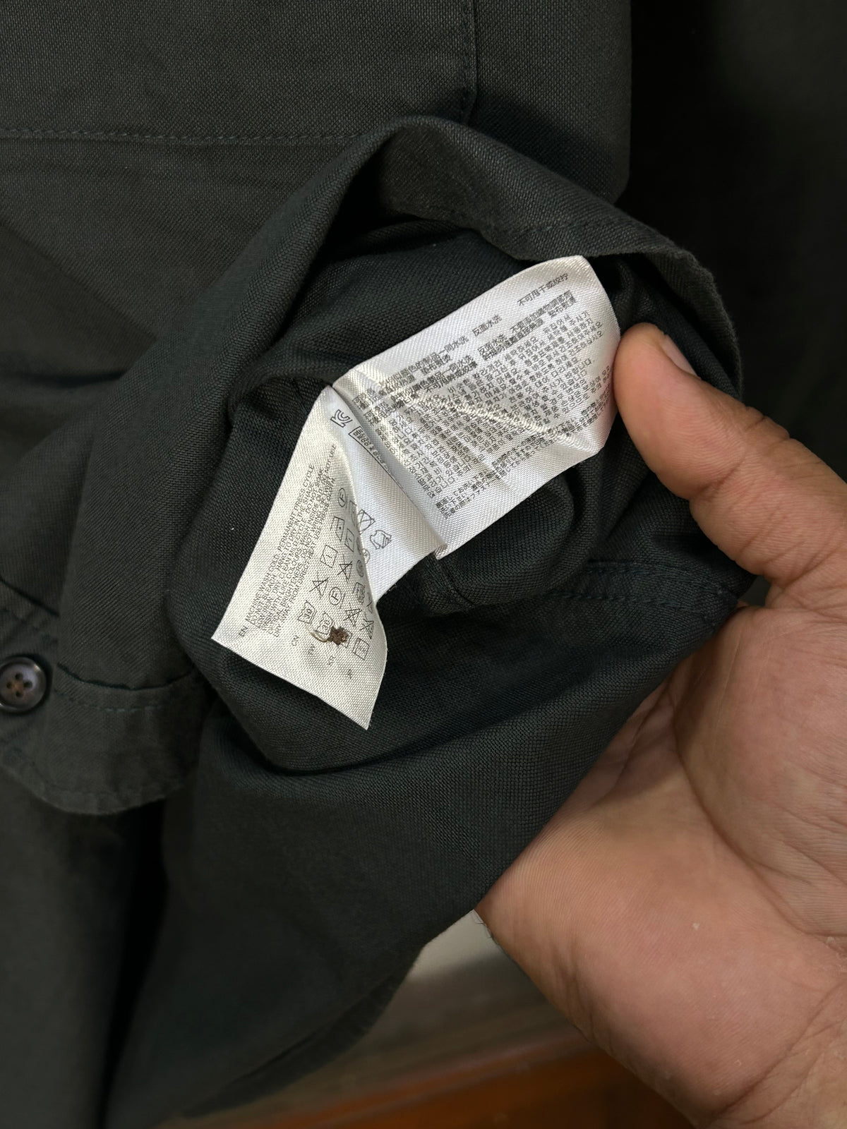 SPAO HEAVY BLACK SHIRT ( F5917 )