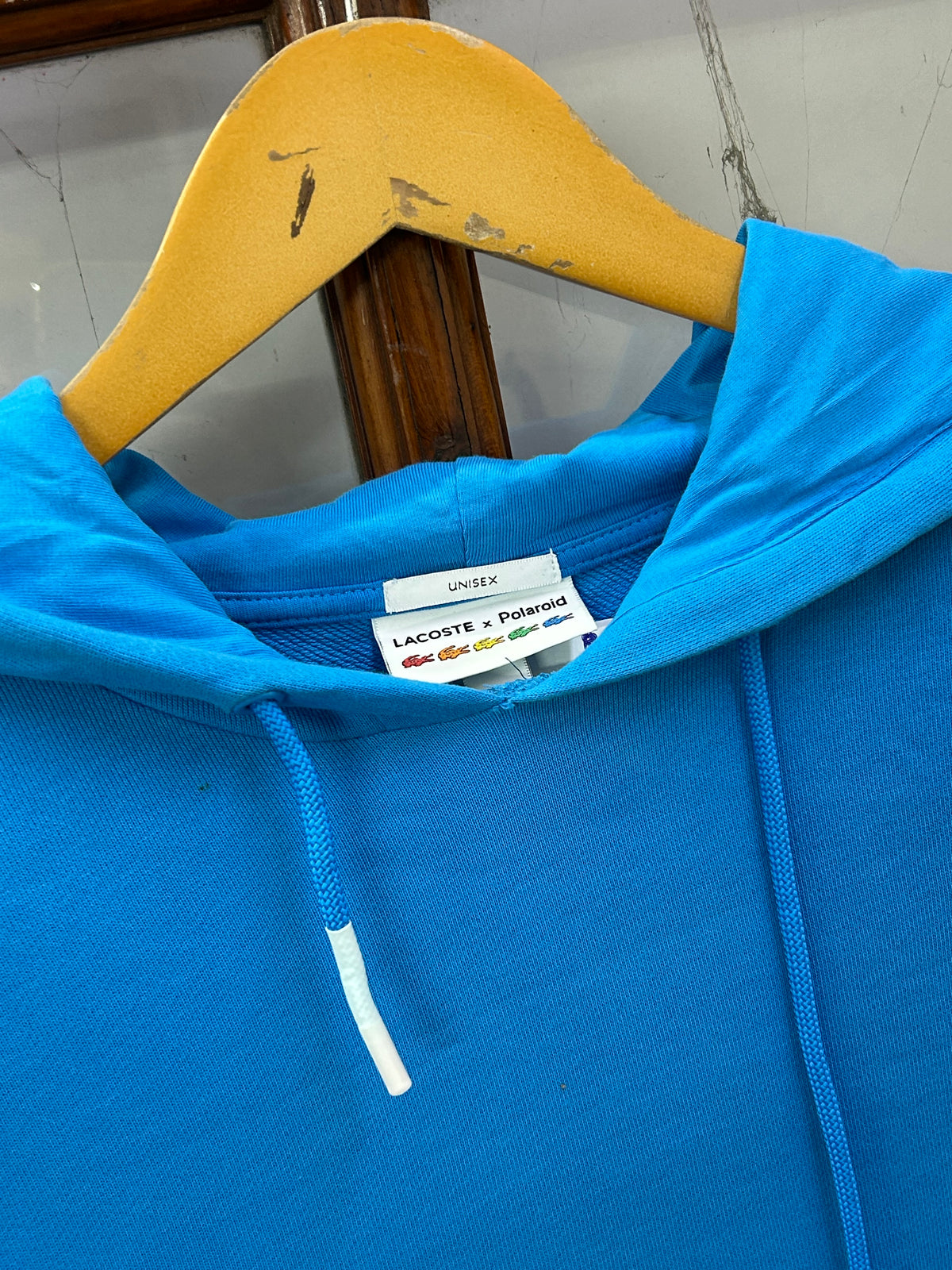 LACOSTE SEA BLUE HOODIE ( F4737 )