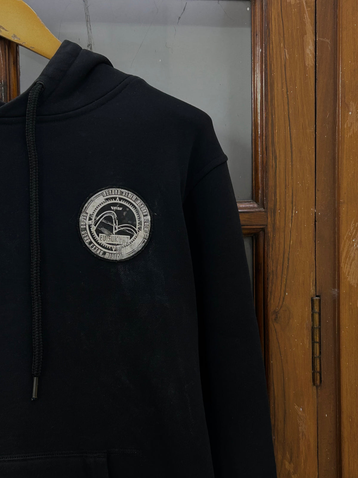 EVISU KURO BLACK HOODIE ( F4976 )
