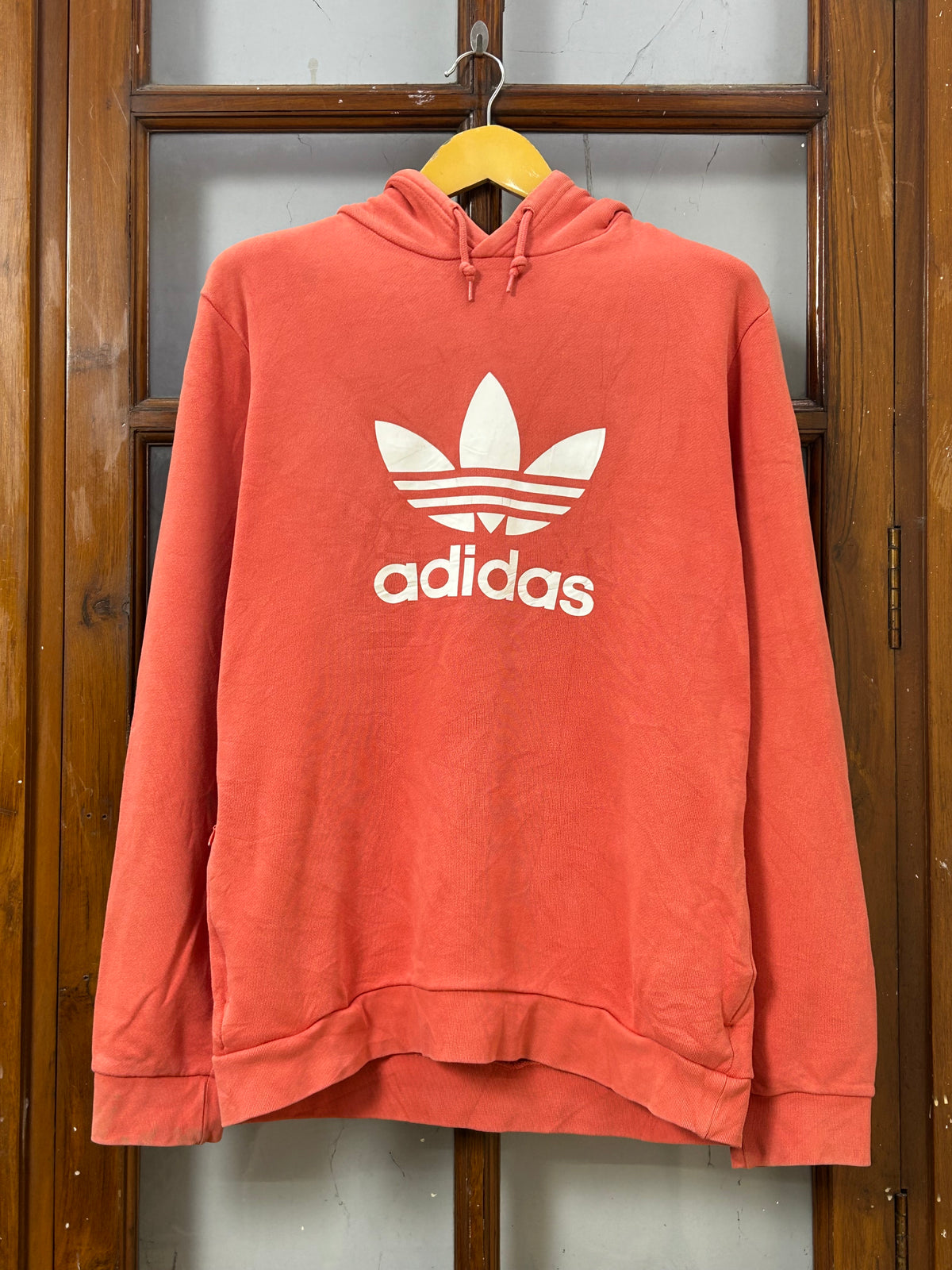 ADIDAS ORANGE HOODIE ( F5354 )