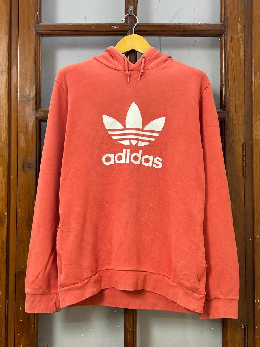 ADIDAS ORANGE HOODIE ( F5354 )