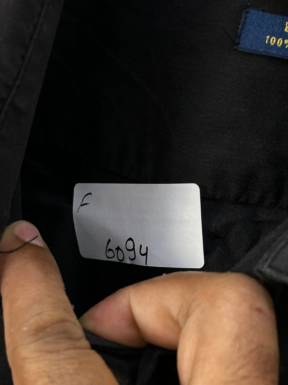 POLO RL BLACK SHIRT ( F6094 )