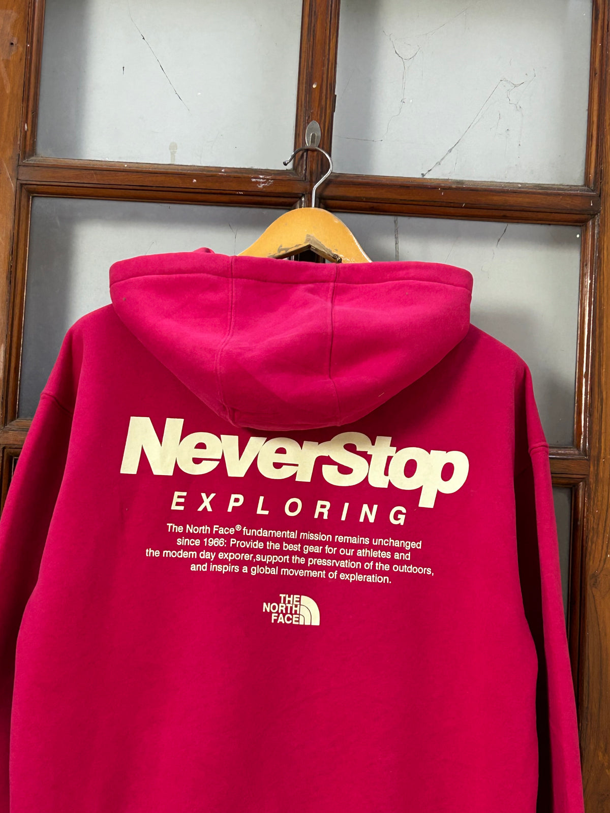 THE NORTH FACE PINK HOODIE ( F6177 )
