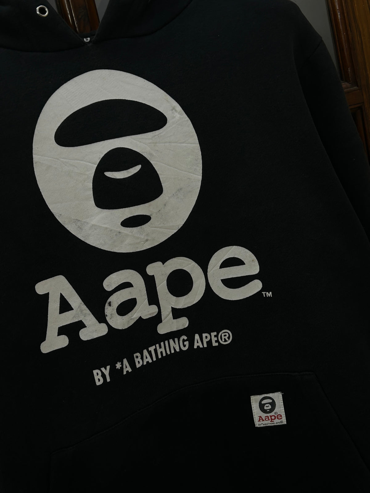 AAPE BLACK HOODIE ( F4835 )