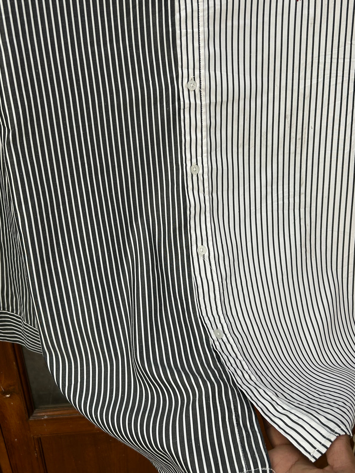 POLO RL DOUBLE SHADE STRIPPED SHIRT ( F5924 )